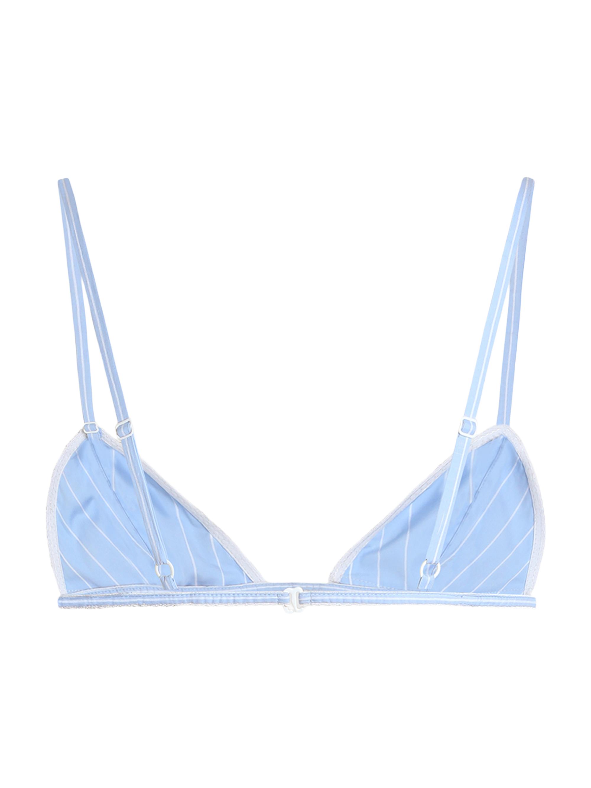 Dolce & Gabbana Women's Floral Soft Cup Bra - White Blue | Thumbnail 2