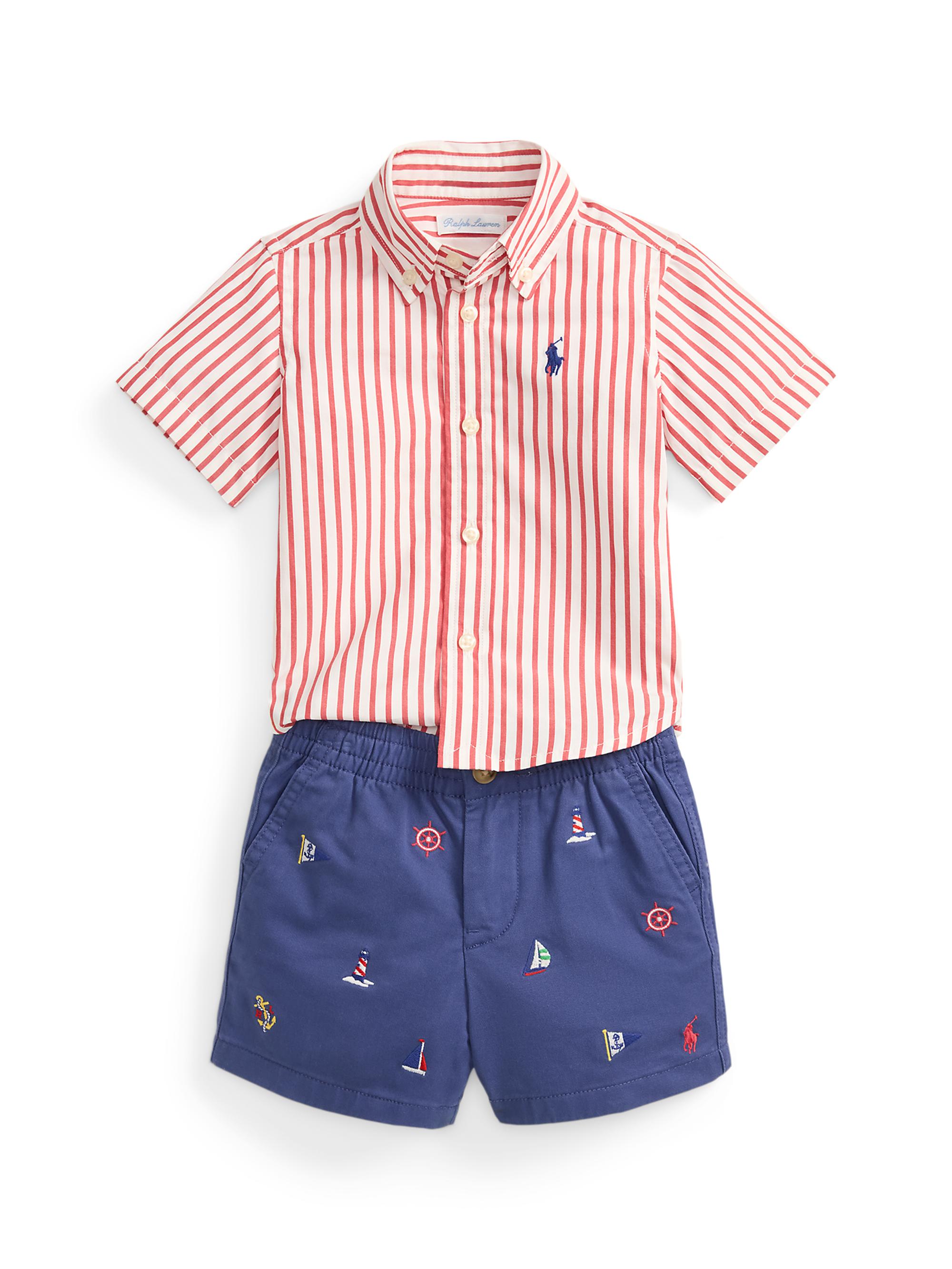 Polo Ralph Lauren Baby Girl's 7-Piece Cotton Essentials Gift Set