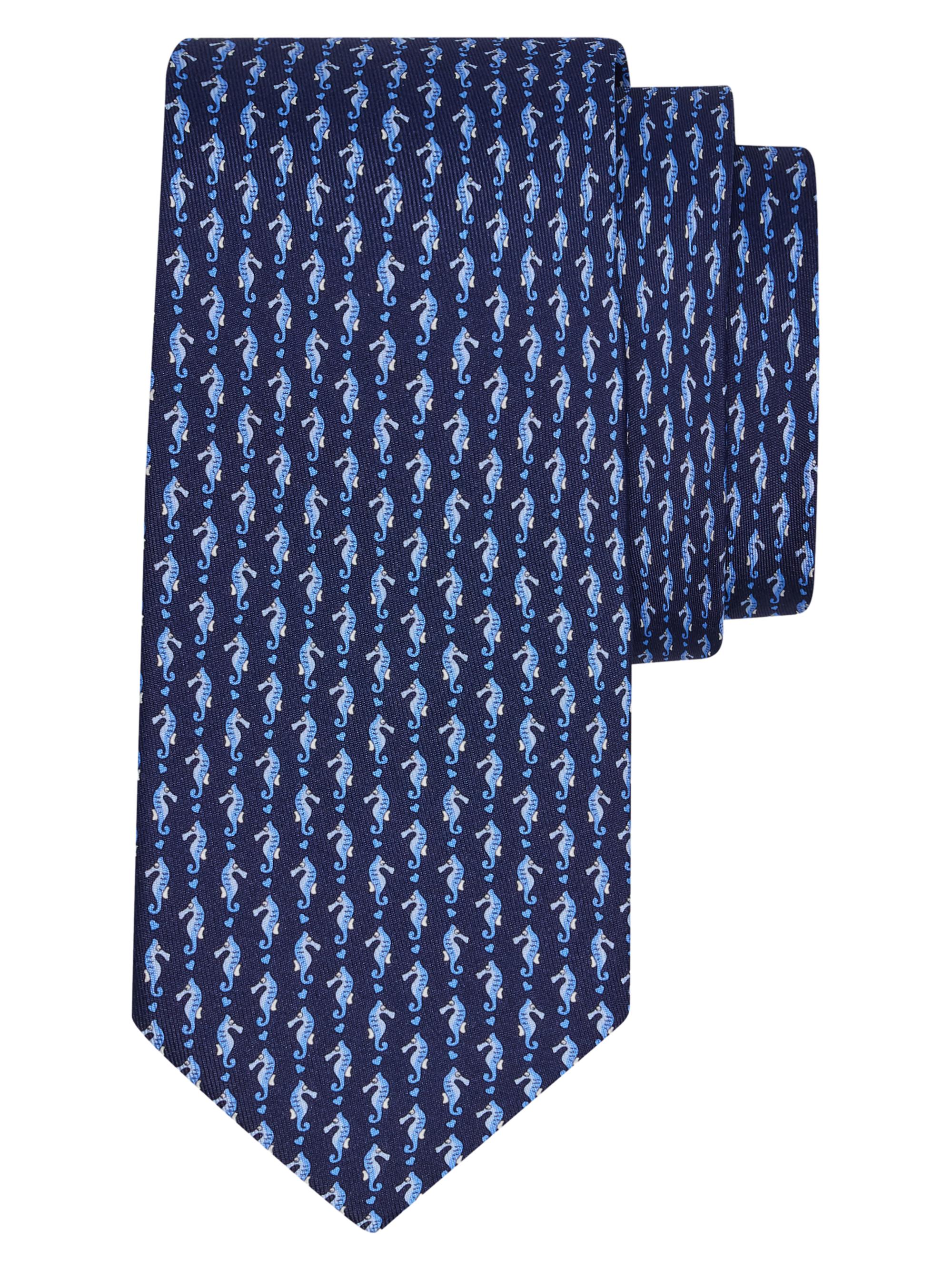 FERRAGAMO Alicia Silk Seal Tie | Saks Fifth Avenue
