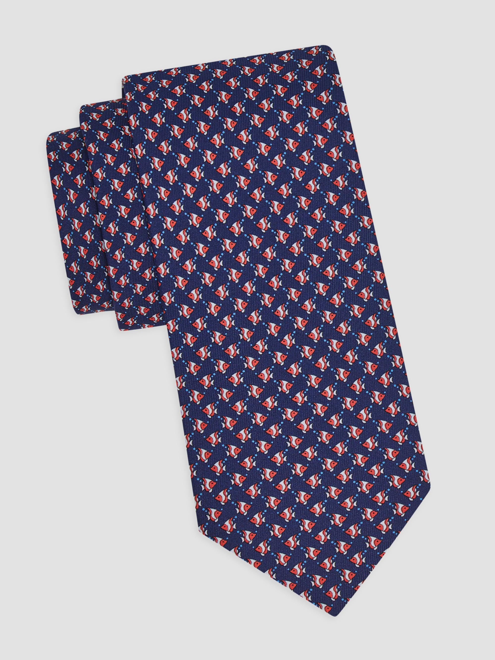 FERRAGAMO Zum Silk Tie | Saks Fifth Avenue