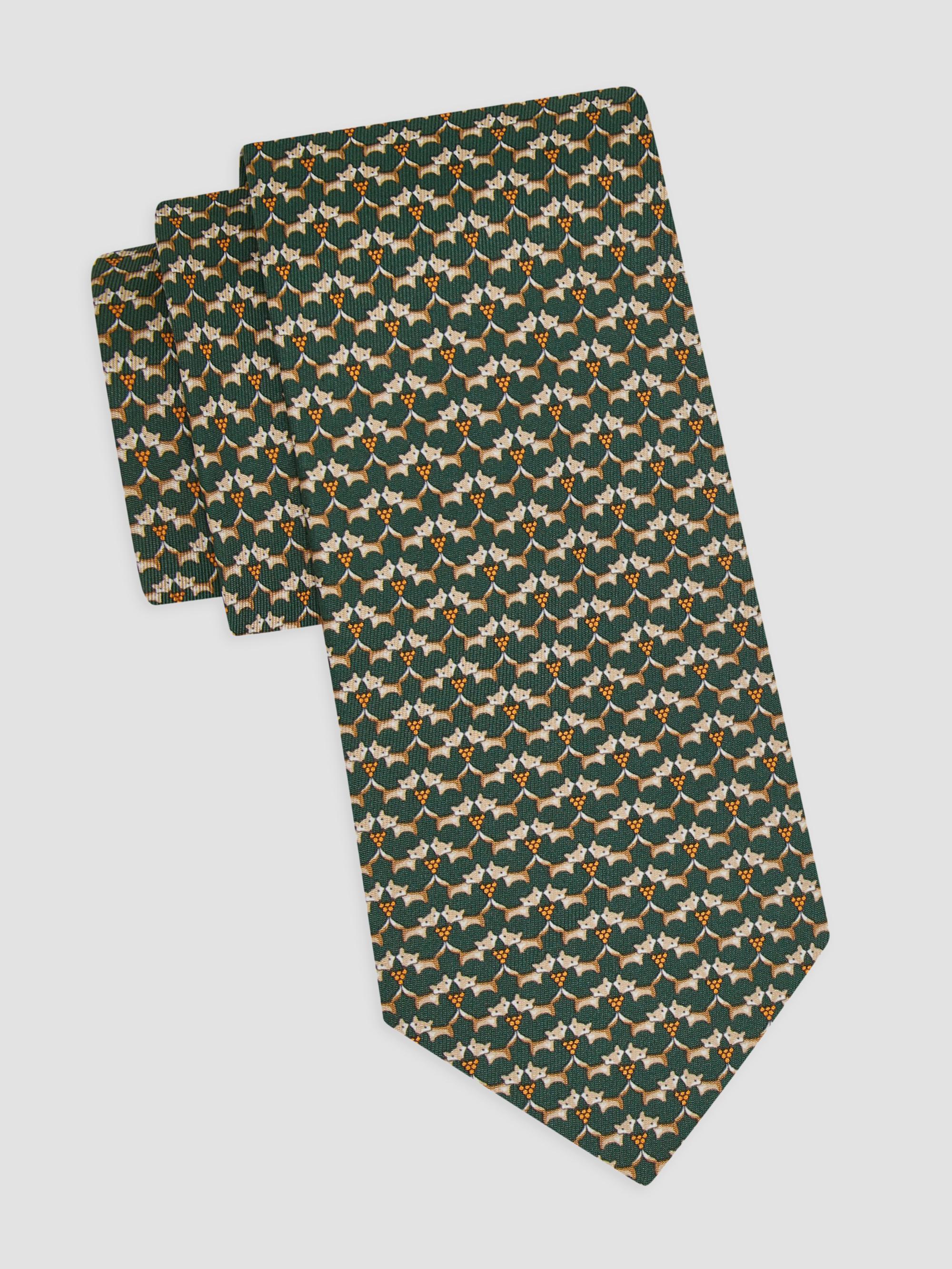 Kiton Micro-Box Silk Tie | Saks Fifth Avenue