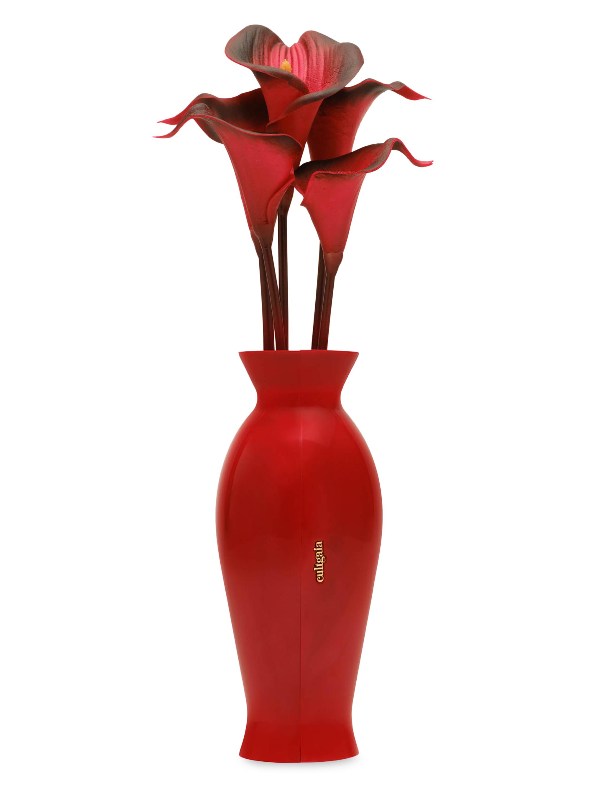 Cult Gaia Women's Florence Lily Vase Clutch - Vermilion