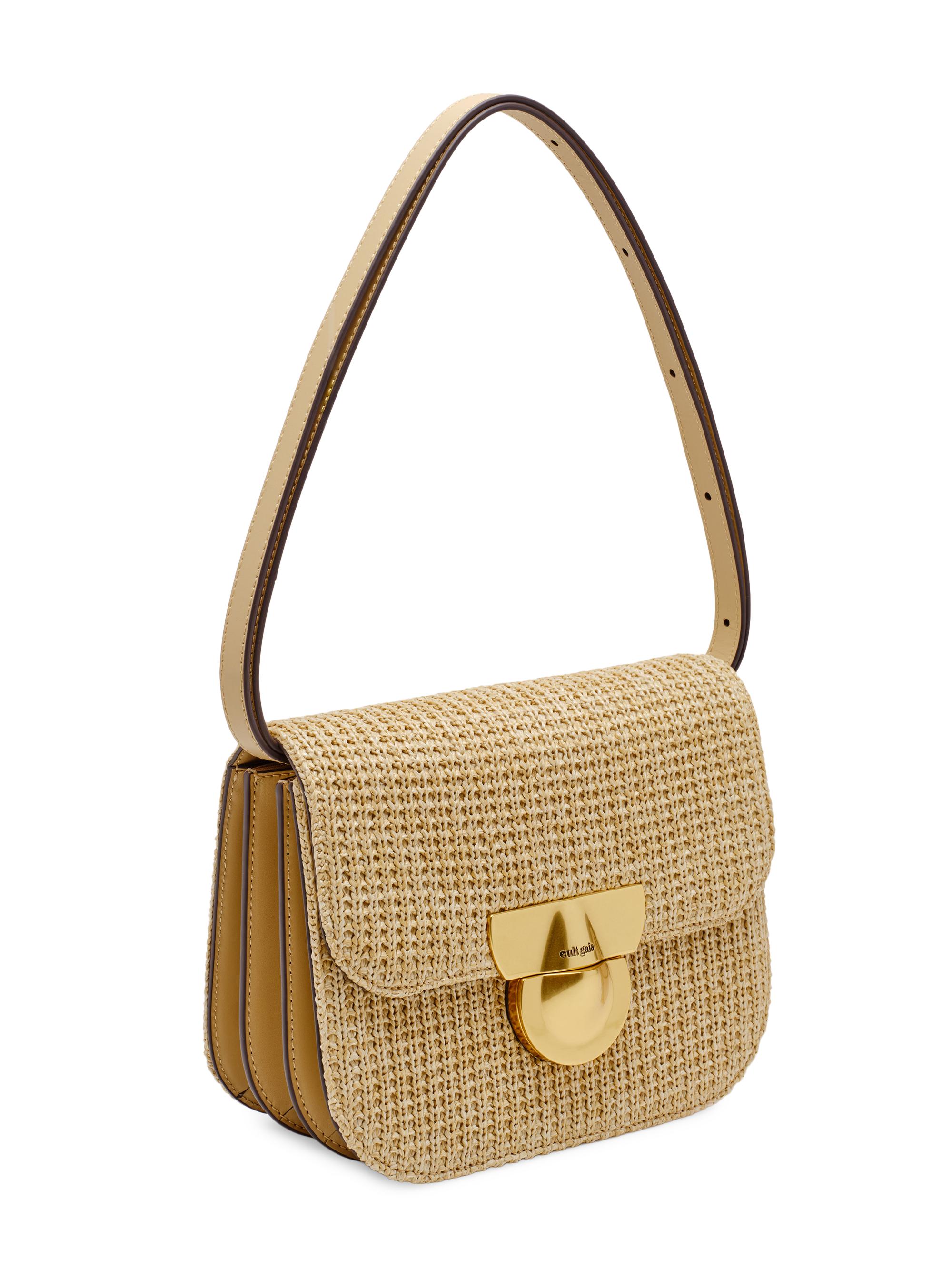 Cult Gaia Tazia Woven Raffia Shoulder Bag | Saks Fifth Avenue