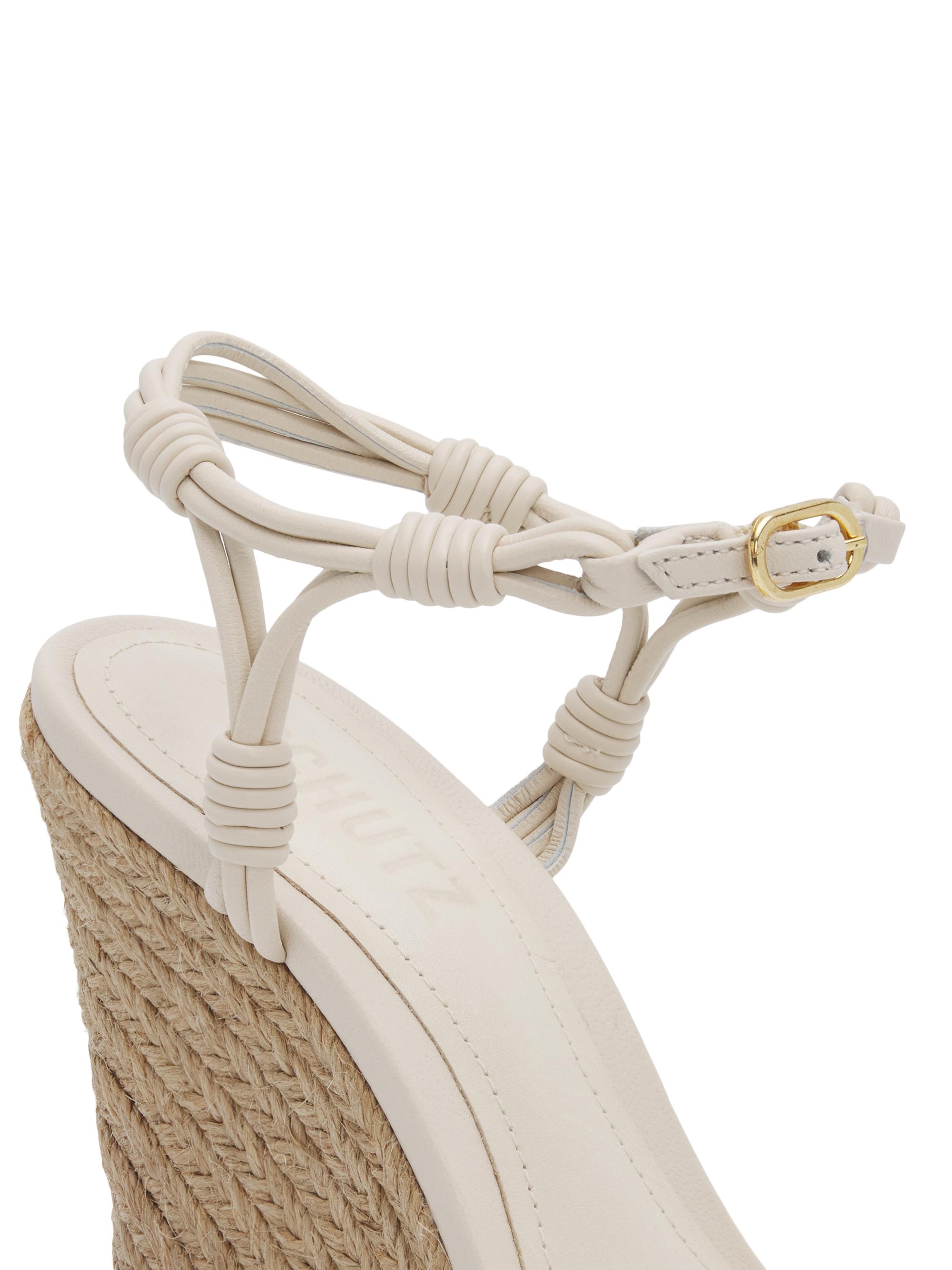 Schutz Nara 100MM Leather Wedge Sandals | Saks Fifth Avenue
