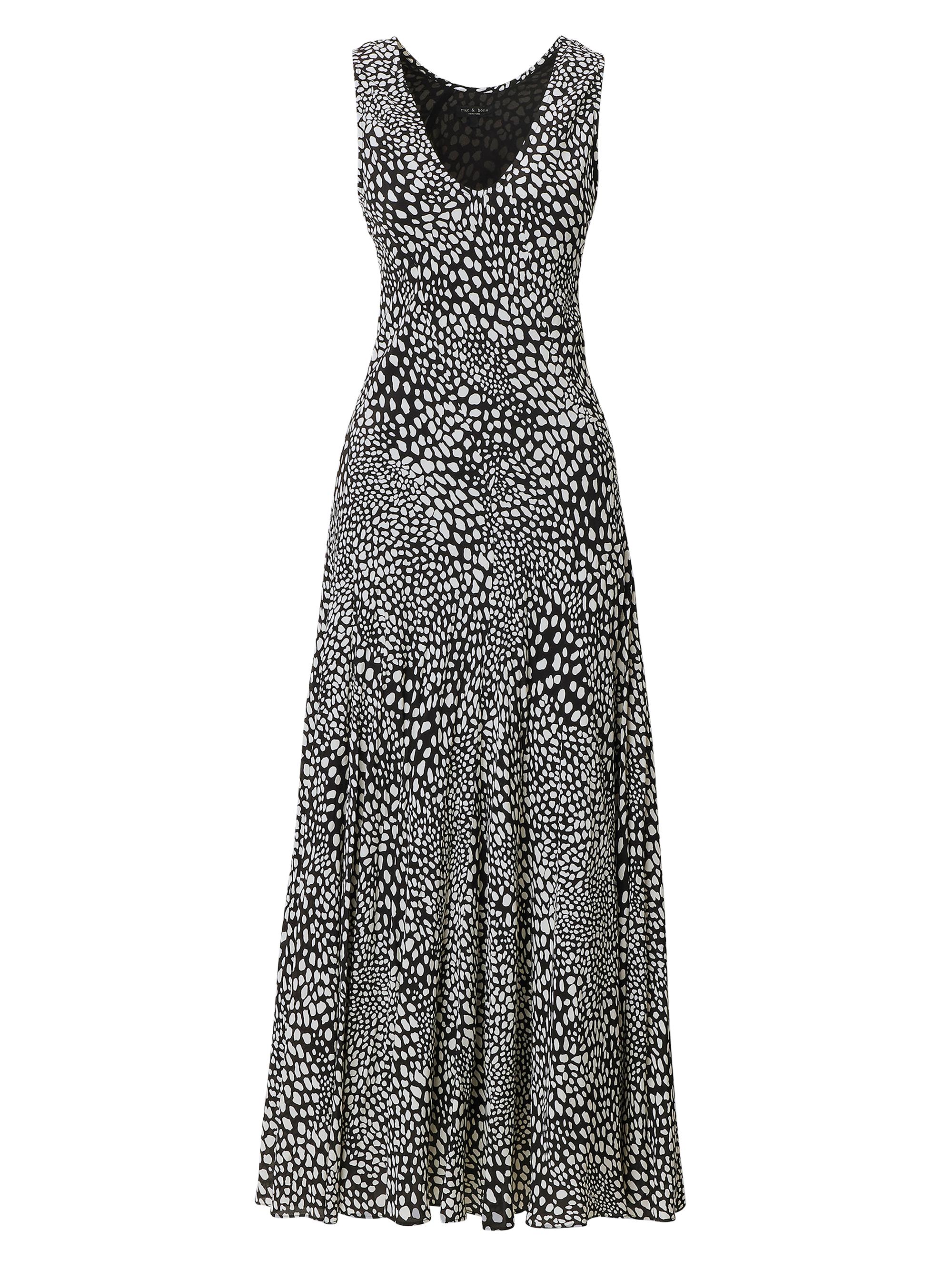 Halston Claudia Leopard-Printed Silk Chiffon Gown | Saks Fifth Avenue