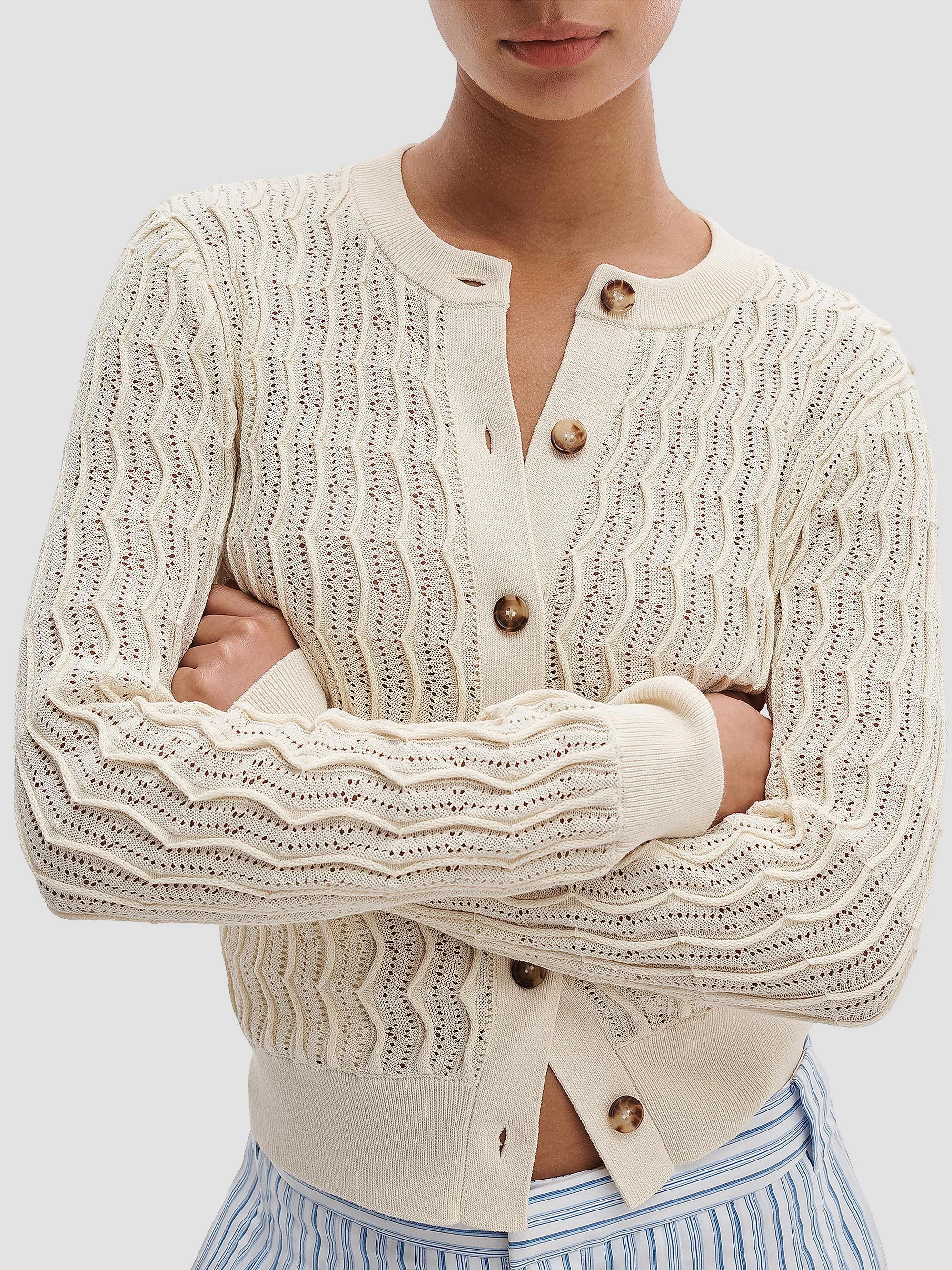rag & bone Leslie Cotton-Blend Cardigan | Saks Fifth Avenue