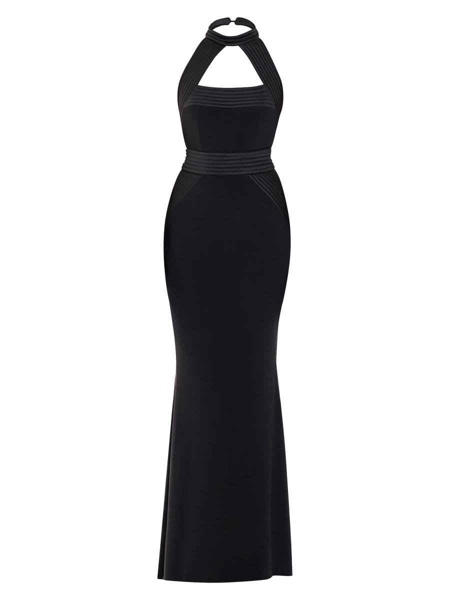 Zhivago Women's They Return Halterneck Gown In Black