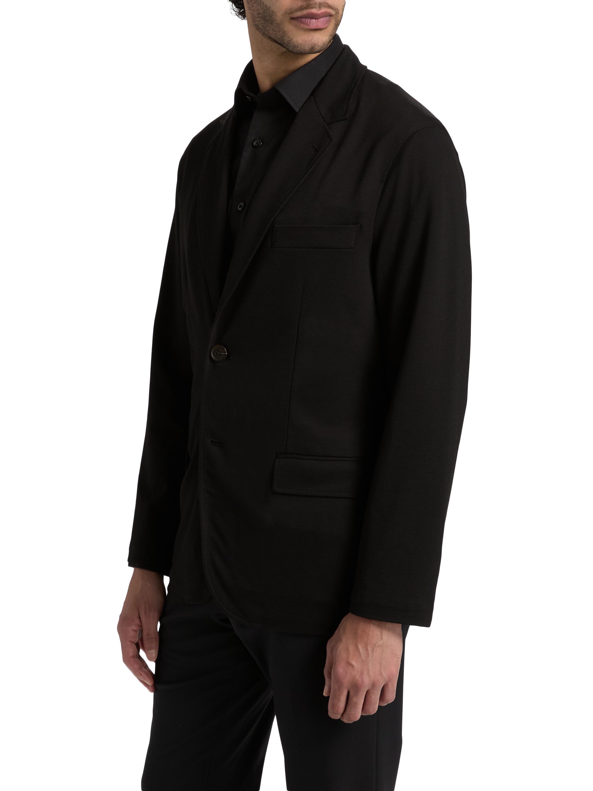 Emporio Armani Horizontal Textured Soft Jacket | Saks Fifth Avenue