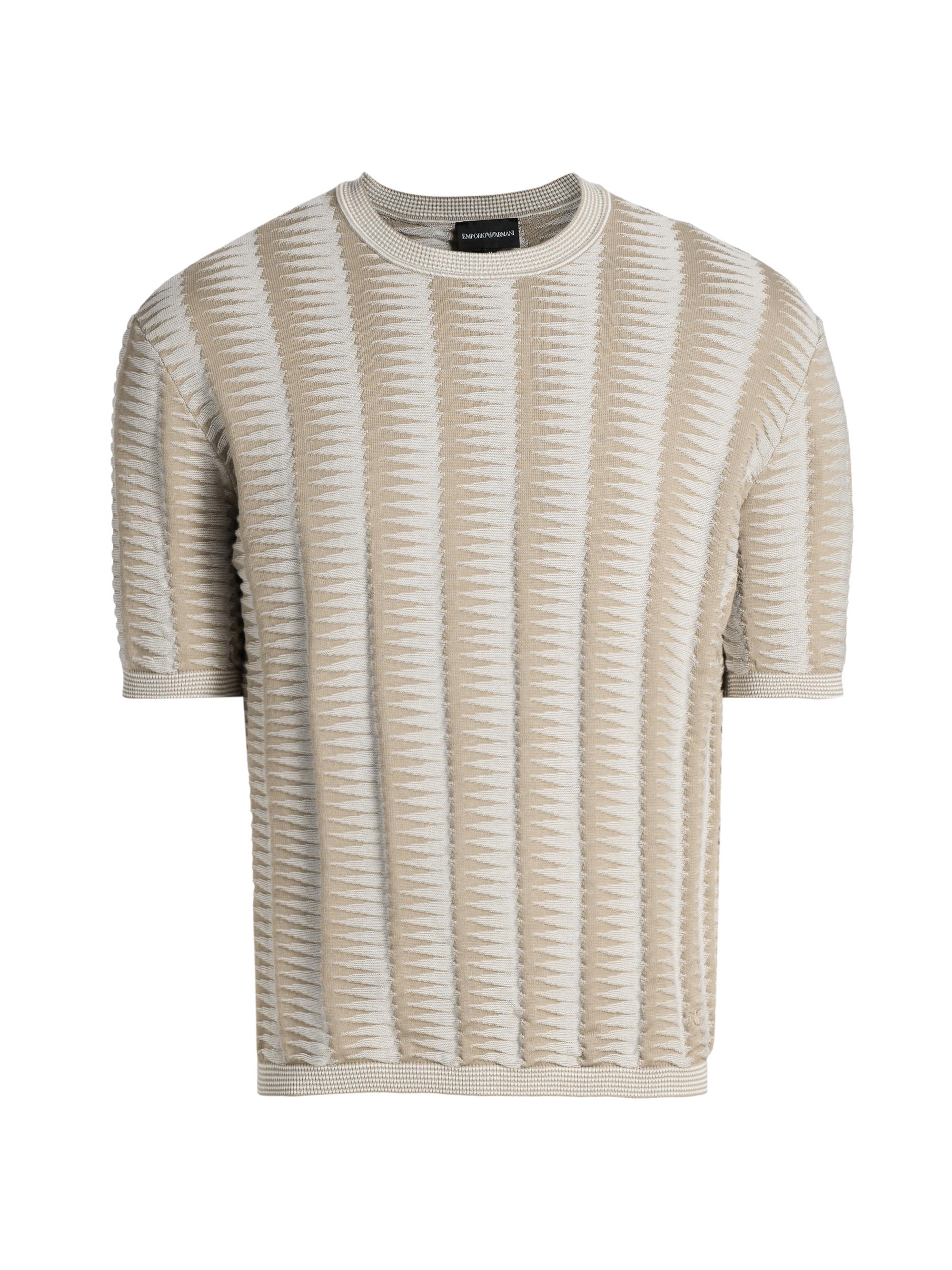 Emporio Armani Rib-Knit Trim Cotton Polo Shirt | Saks Fifth Avenue