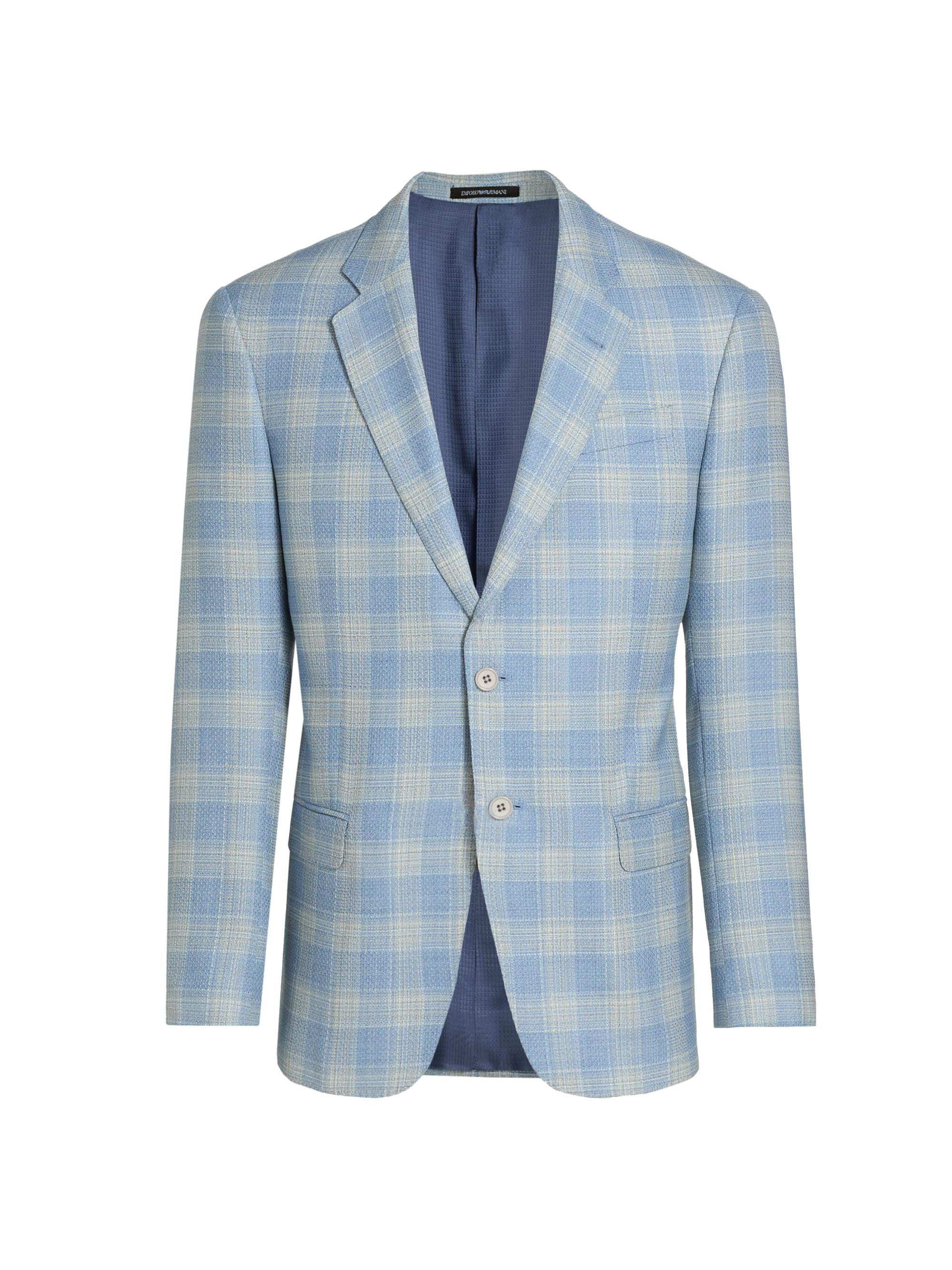 Plaid Wool Sport Coat