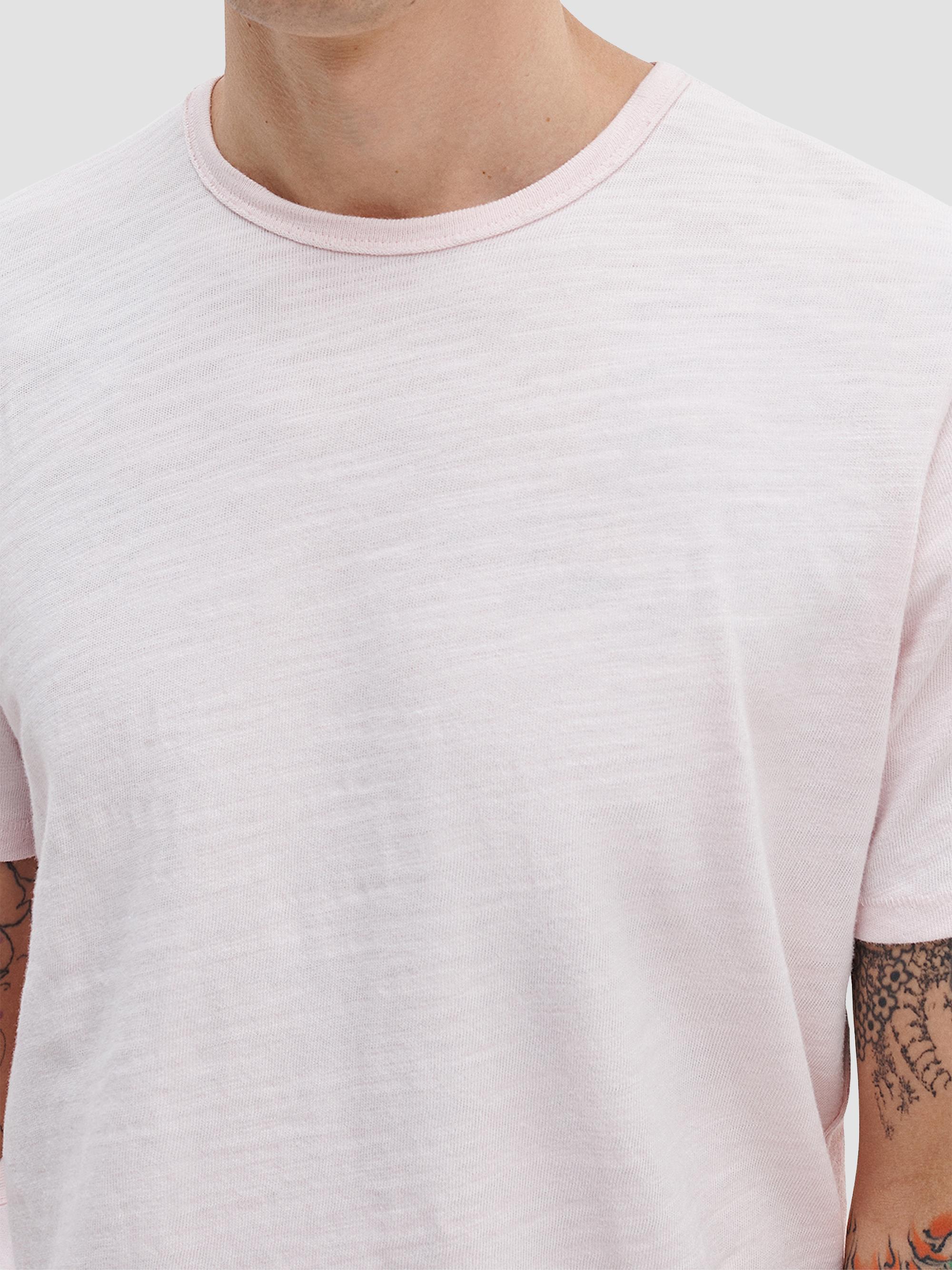 rag & bone Men's Flame Cotton T-Shirt - Rose Water | Thumbnail 5
