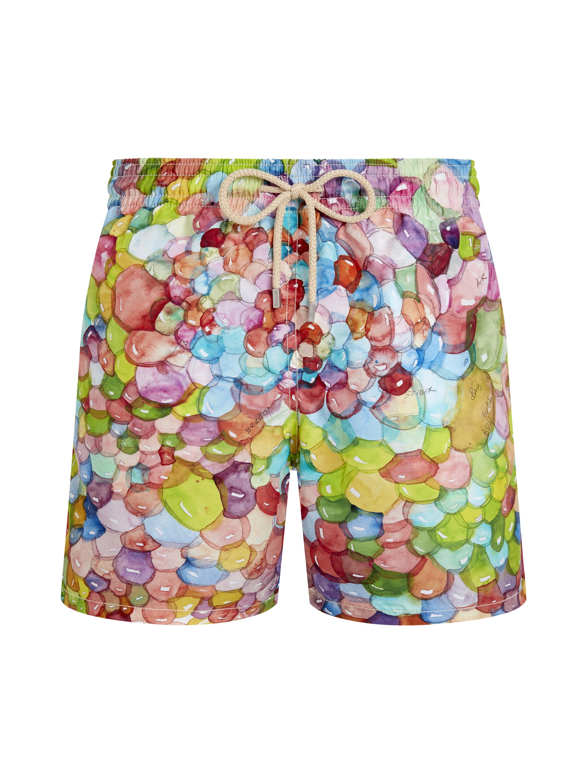 Vilebrequin Men's Multicolor Bubble Print Swim Shorts - Paper | Thumbnail 5
