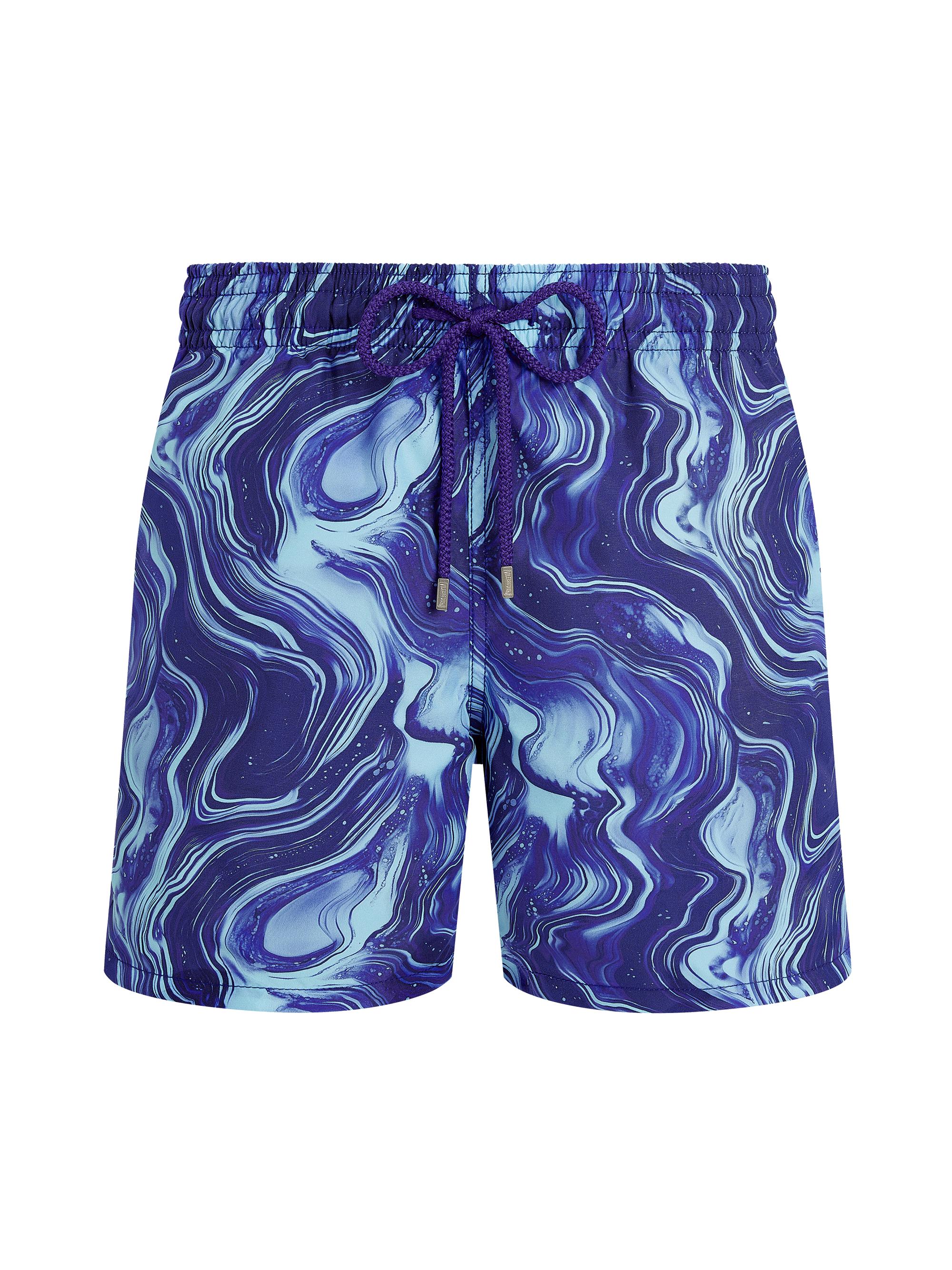 Vilebrequin Men's Marble Swim Shorts - Royal Skies