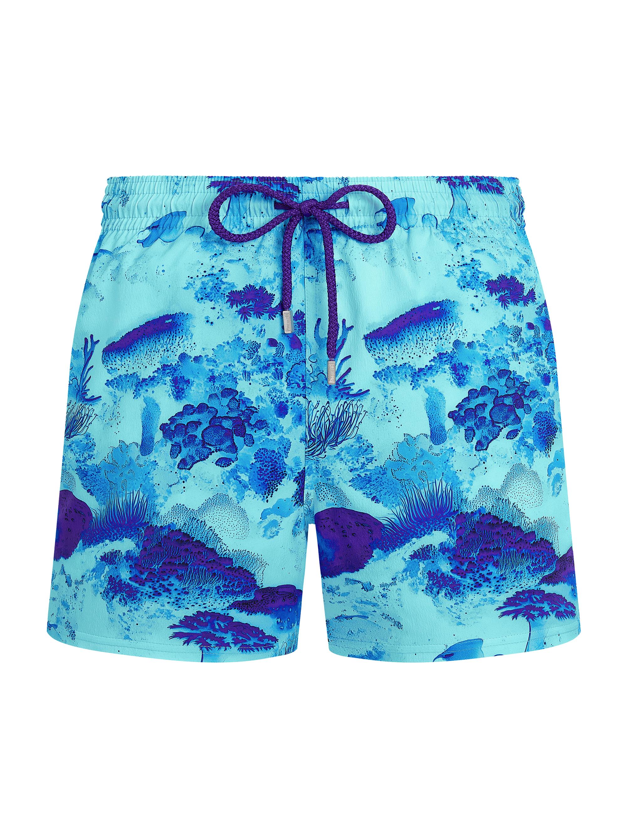Vilebrequin Men's Coral Reef Stretch Swim Shorts - Blue