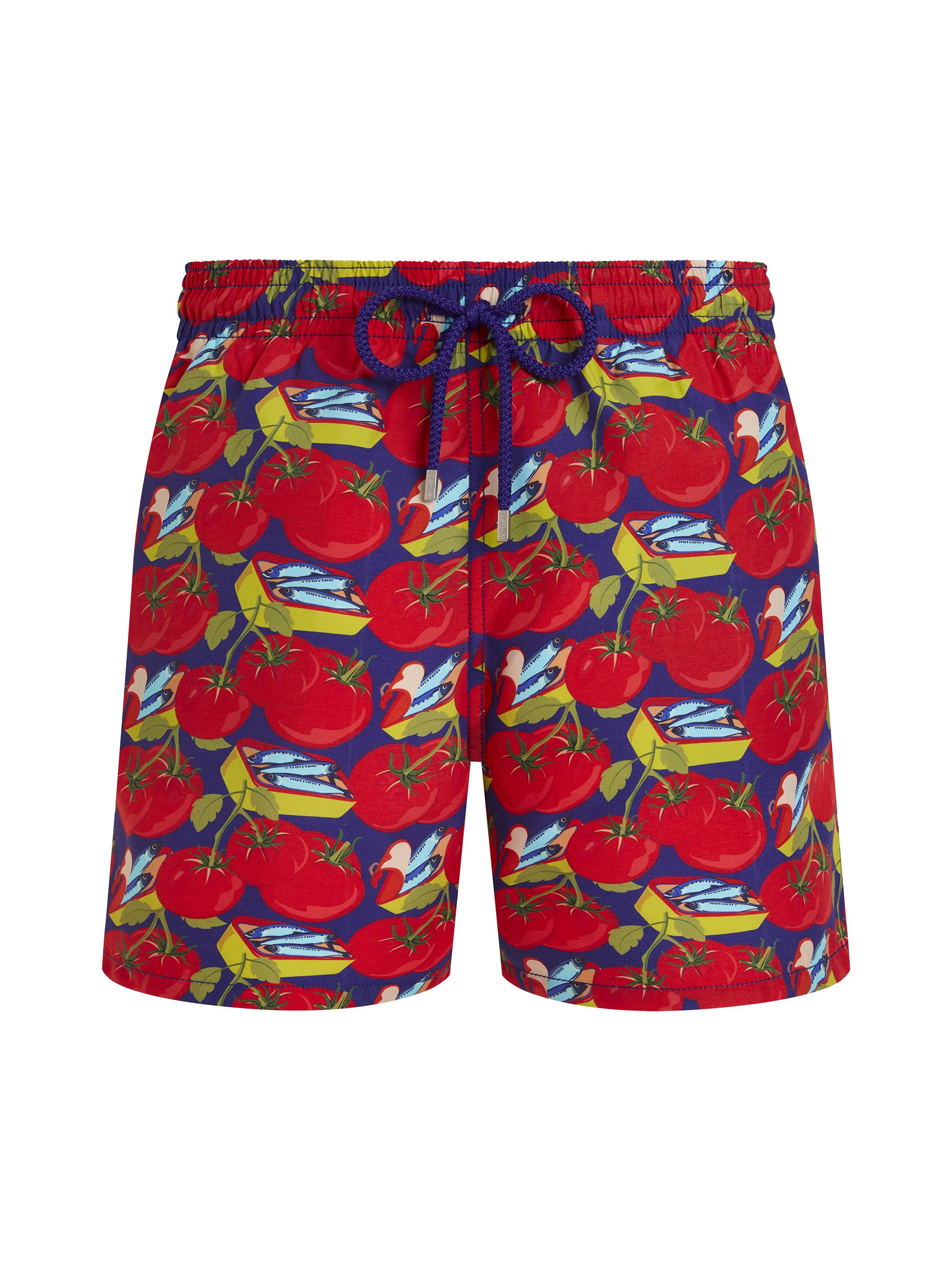 Vilebrequin Men's Sardine & Tomato Swim Shorts - Red