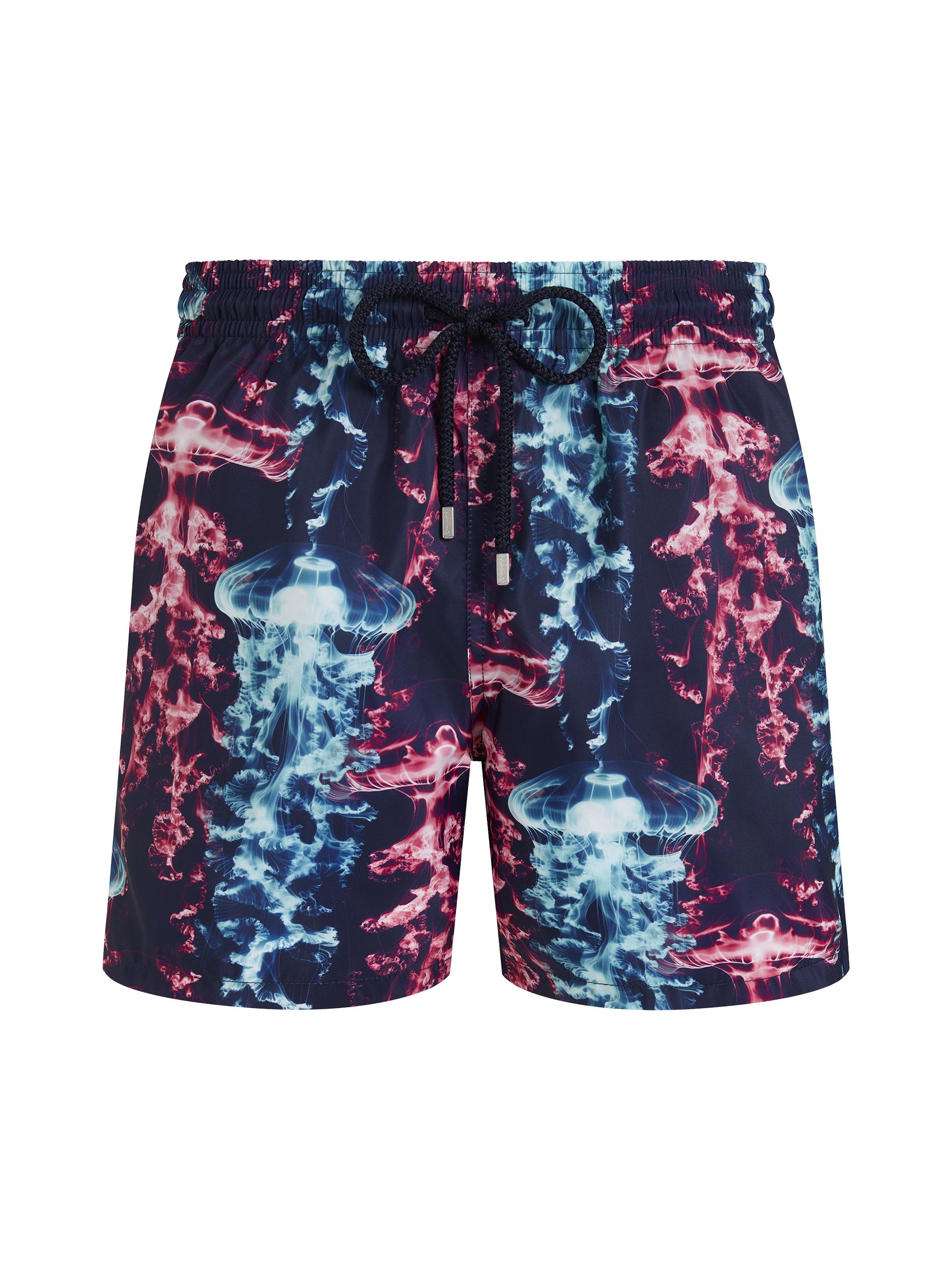 Vilebrequin Men's X-Ray Medusa Packable Swim Shorts - Navy