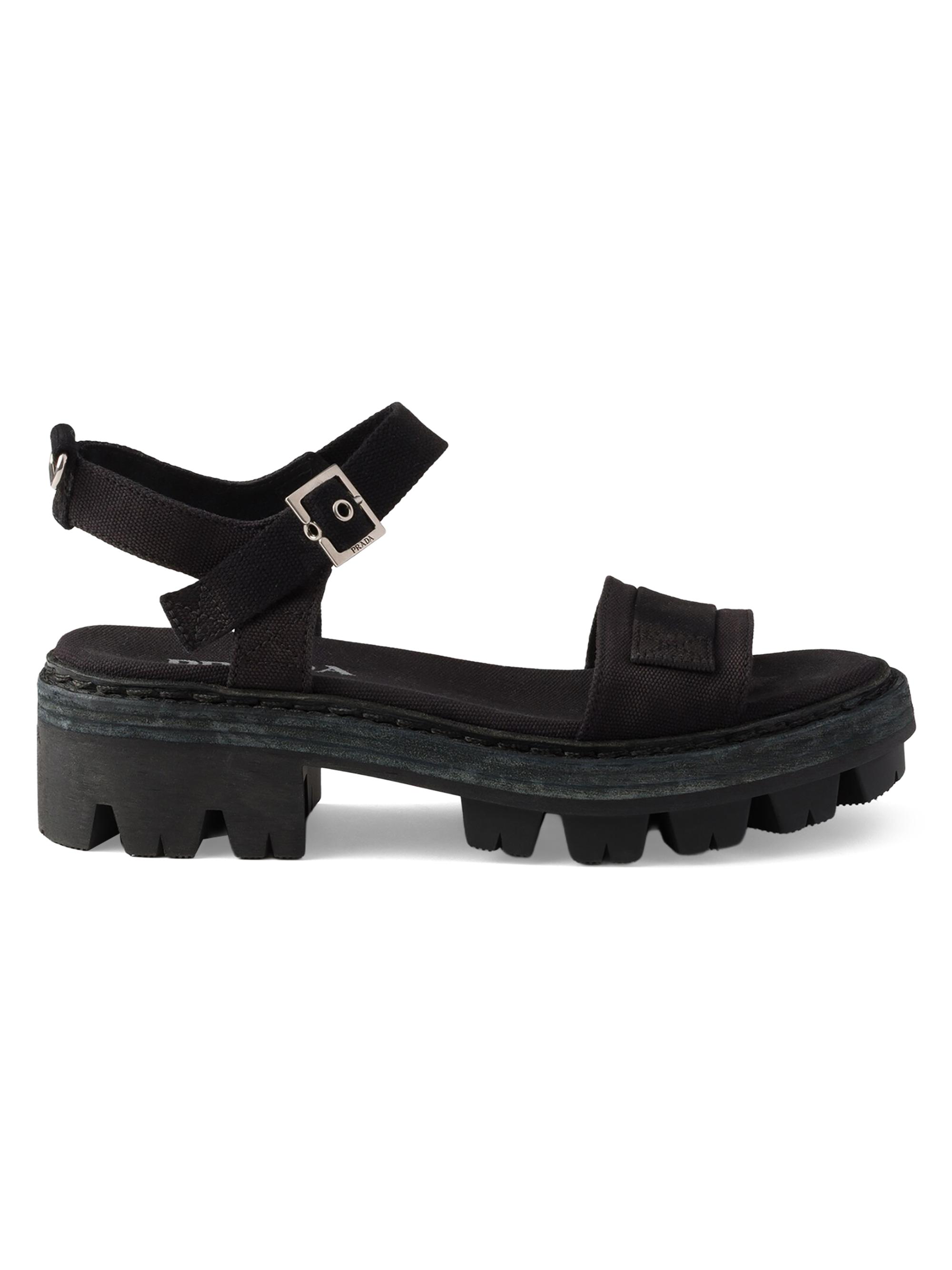Prada Canvas Sandals | Saks Fifth Avenue