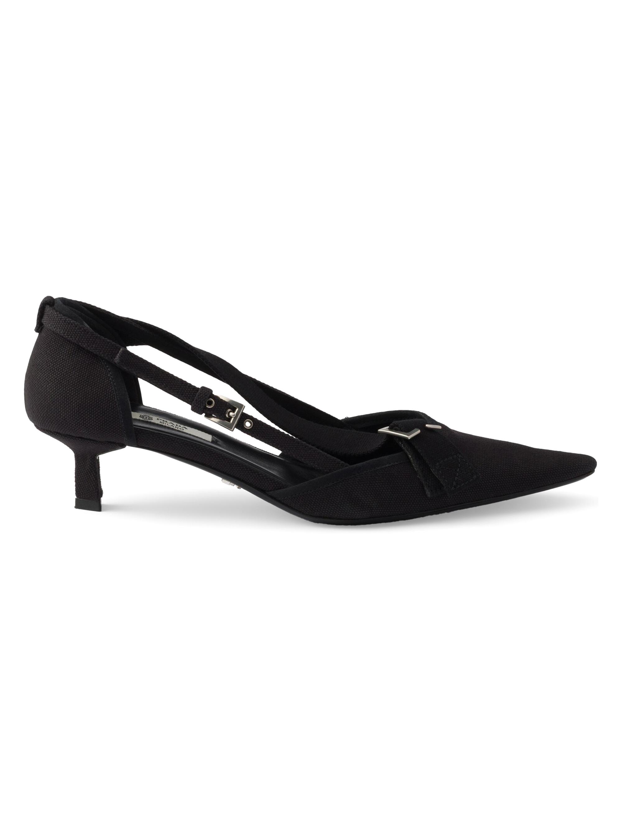 Prada Women's Canvas Pumps - Black