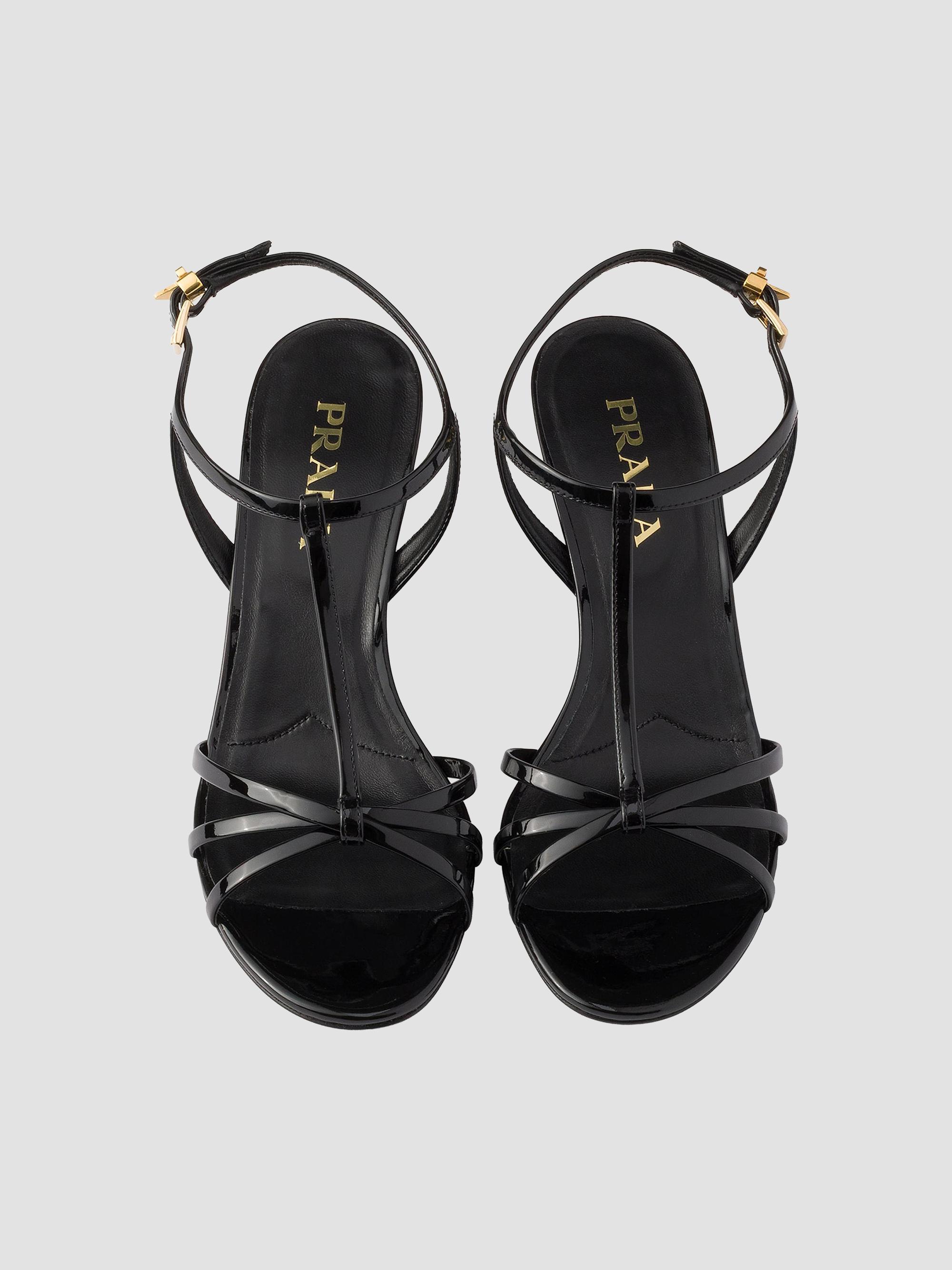 Prada Patent Leather Sandals | Saks Fifth Avenue