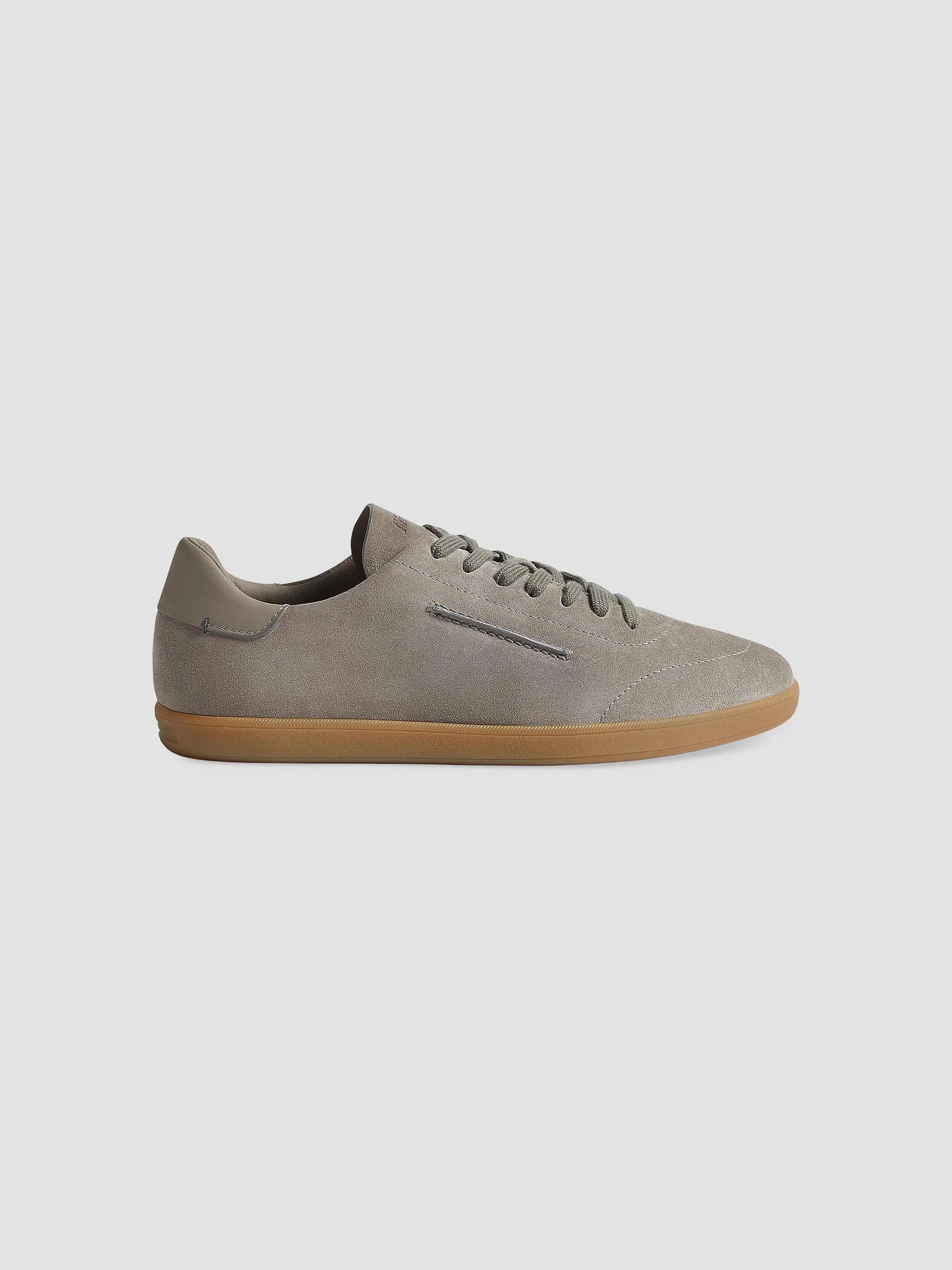 ZEGNA Suede Triple Stitch Espadrilles Sneakers | Saks Fifth Avenue