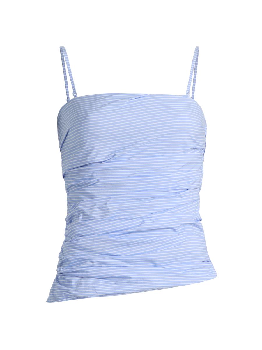SIMKHAI Emerson Ruched Bustier Top | Saks Fifth Avenue