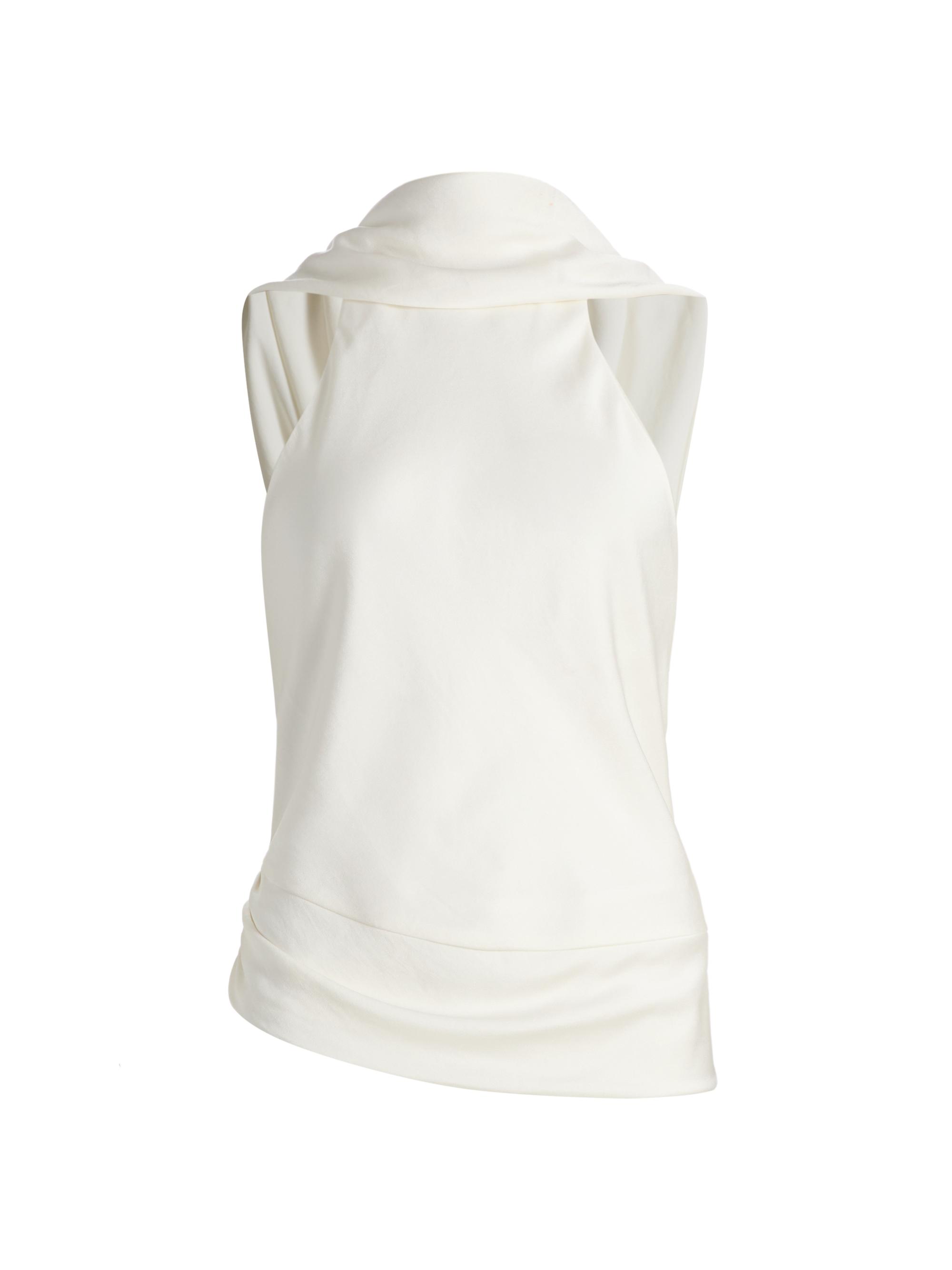 SIMKHAI Women's Samira Satin Cape Top -