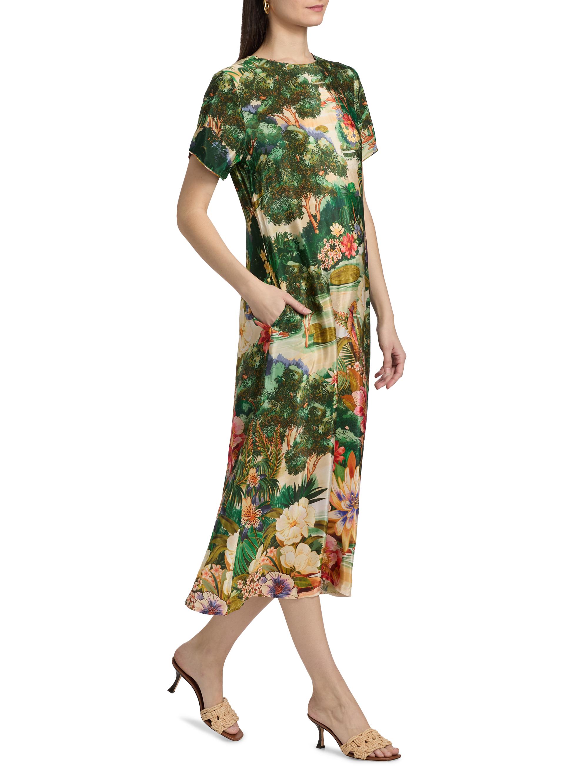 knee length dresses for ladies Farm Rio Miranda Belted Dress main image 0
