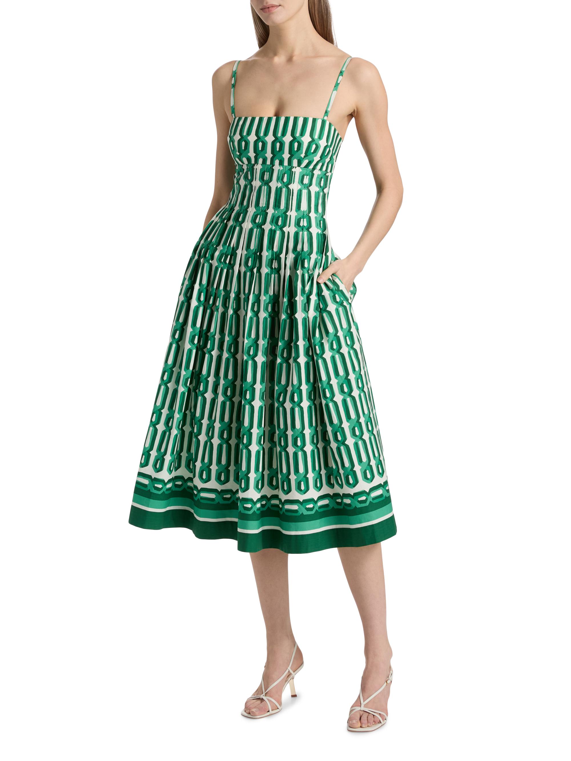 Cara Cara Sea Island Printed Fit & Flare Midi-Dress | Saks Fifth