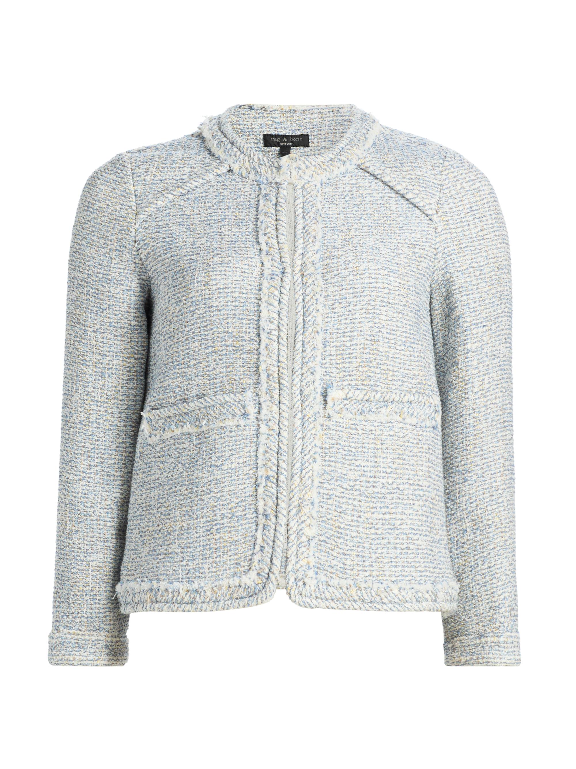 rag & bone Women's Clarice Tweed Jacket - Blue Multi
