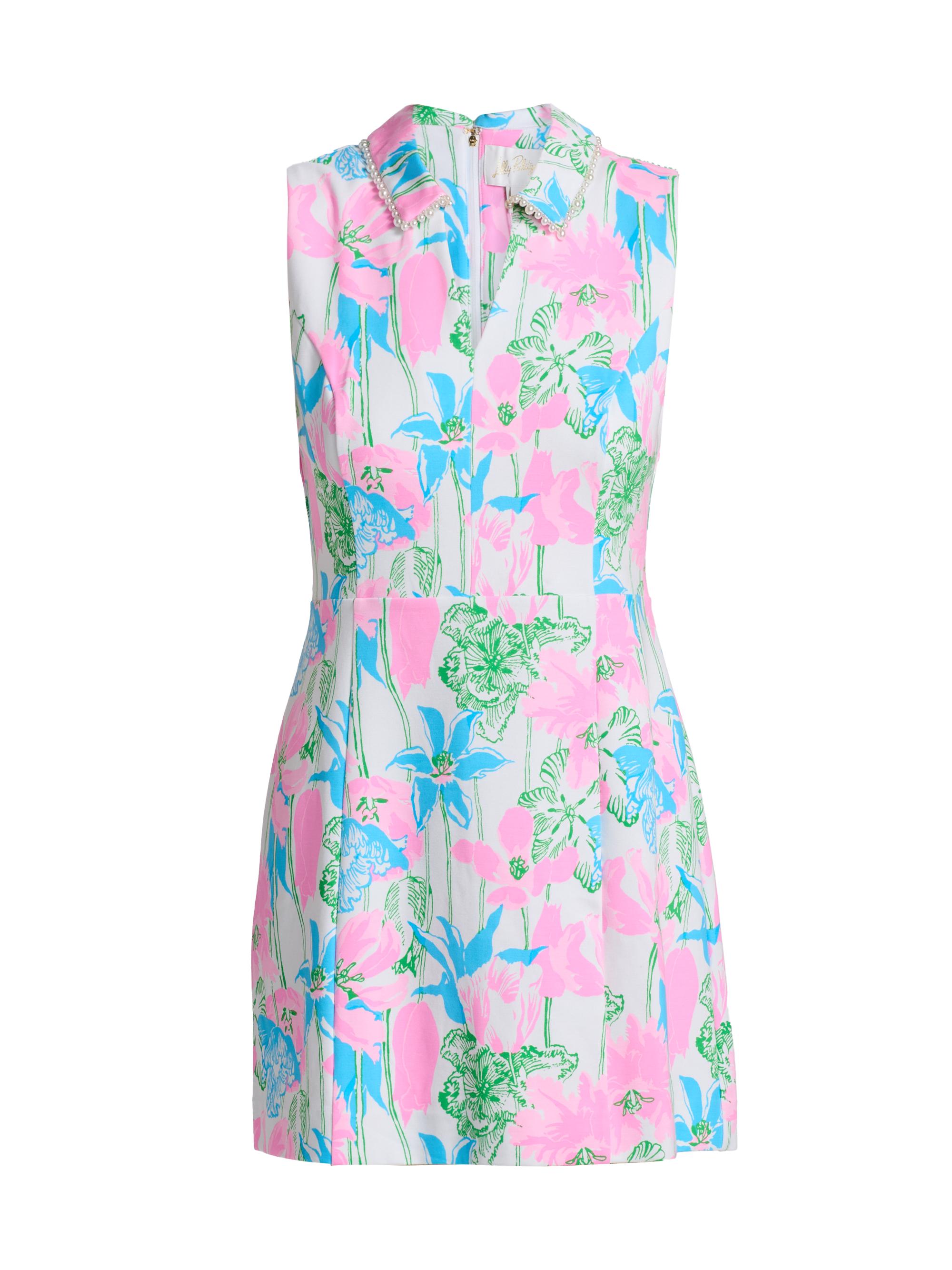 Lilly Pulitzer Women's Twila Printed Skirted Romper - Resort White Viney Liney
