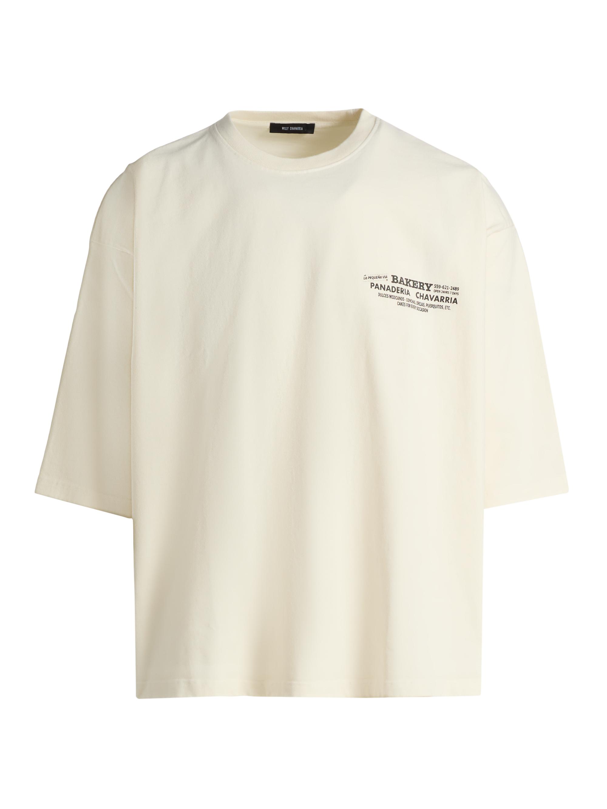 Willy Chavarria Men's Panaderia Chavarria Buffalo T-Shirt - White