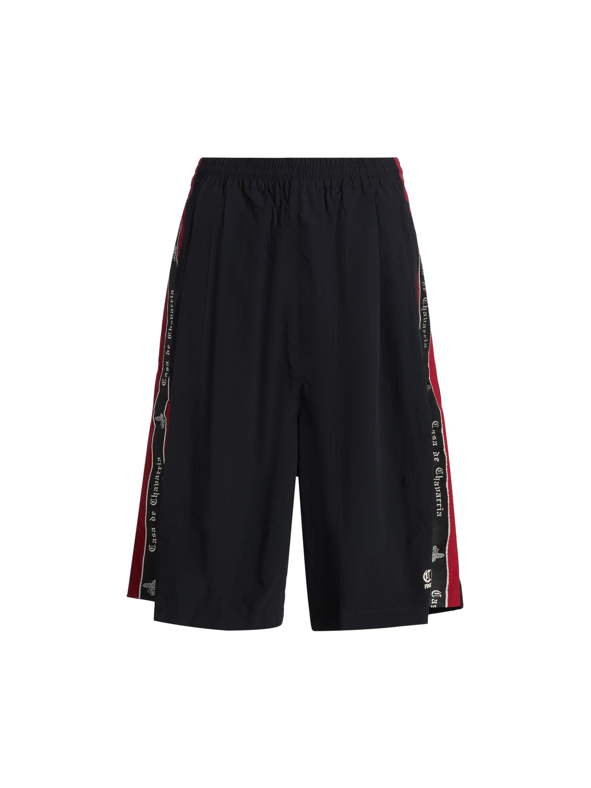 Willy Chavarria Men's Casa De Chavarria Orale Track Shorts - Black