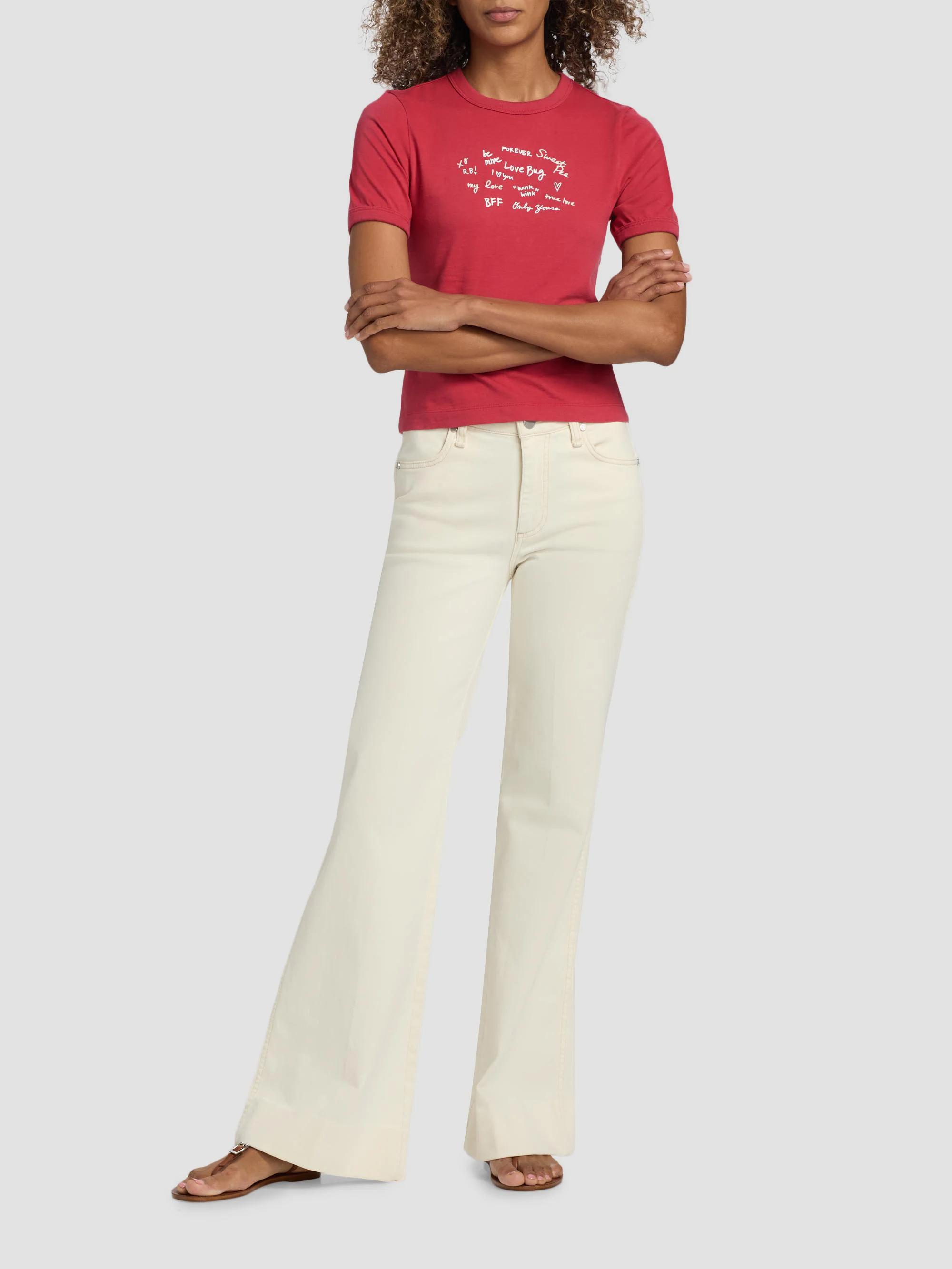 rag & bone Sweetheart Phrases Ringer T-Shirt | Saks Fifth Avenue
