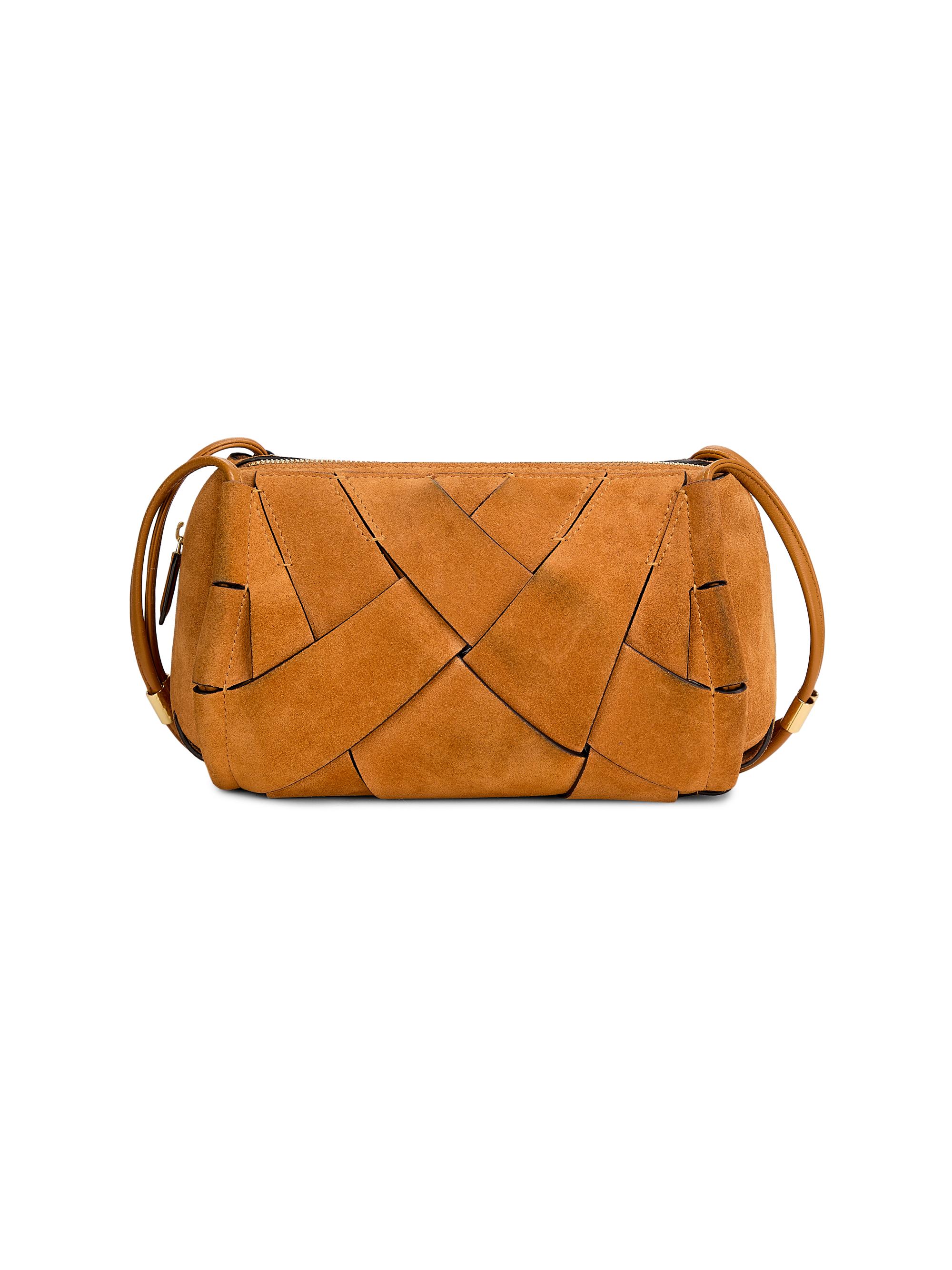 Ulla Johnson Women's Charlotte Woven-Suede Camera Bag - Canyon