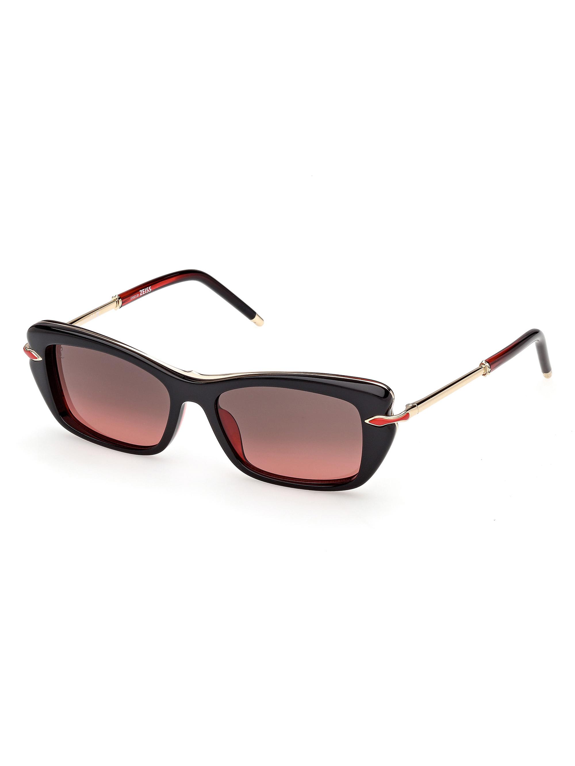 Christian Louboutin Women's 53MM Rectangular Sunglasses - Gold Black Red