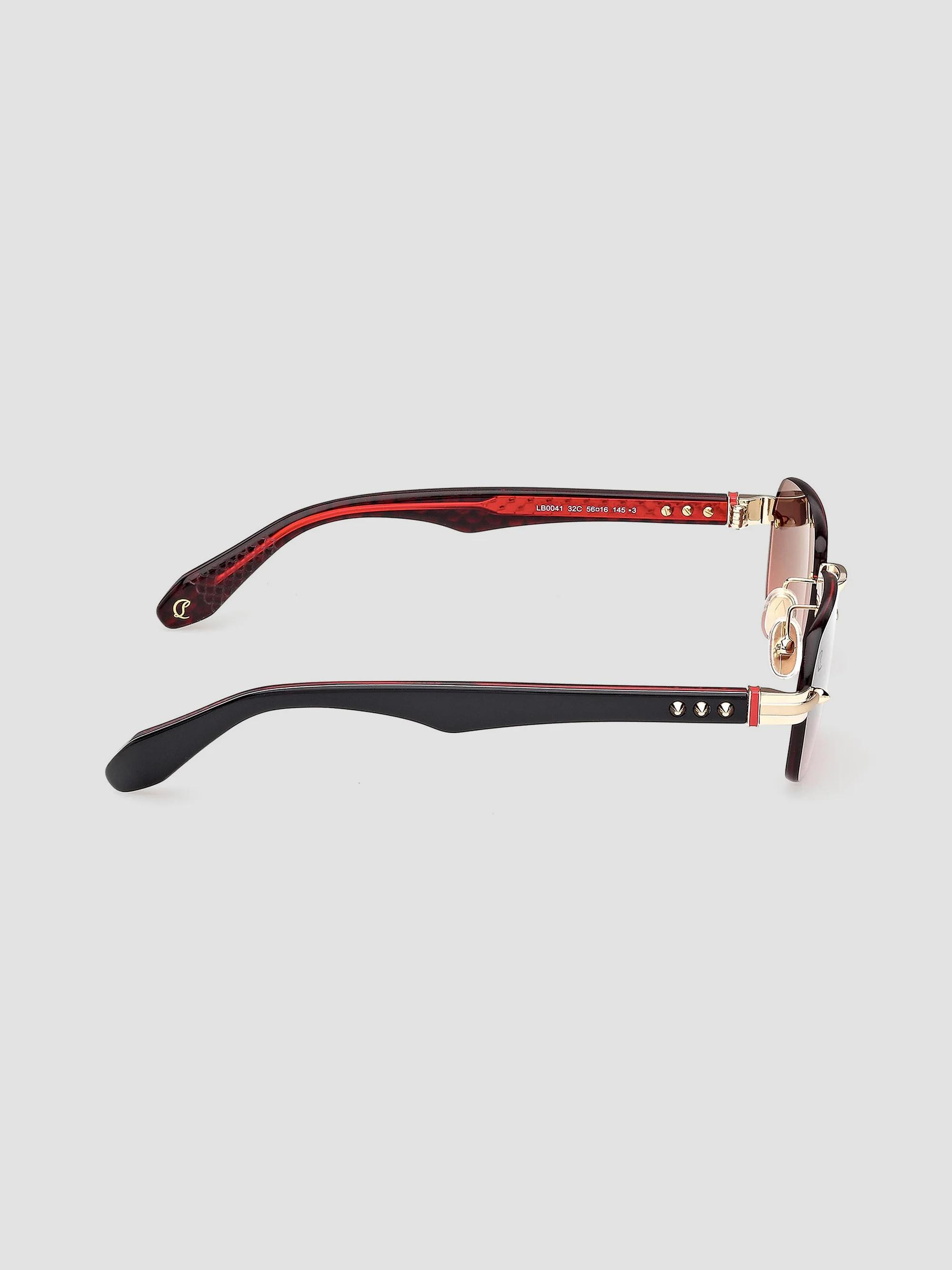 Christian Louboutin 56MM Rectangular Sunglasses | Saks Fifth Avenue