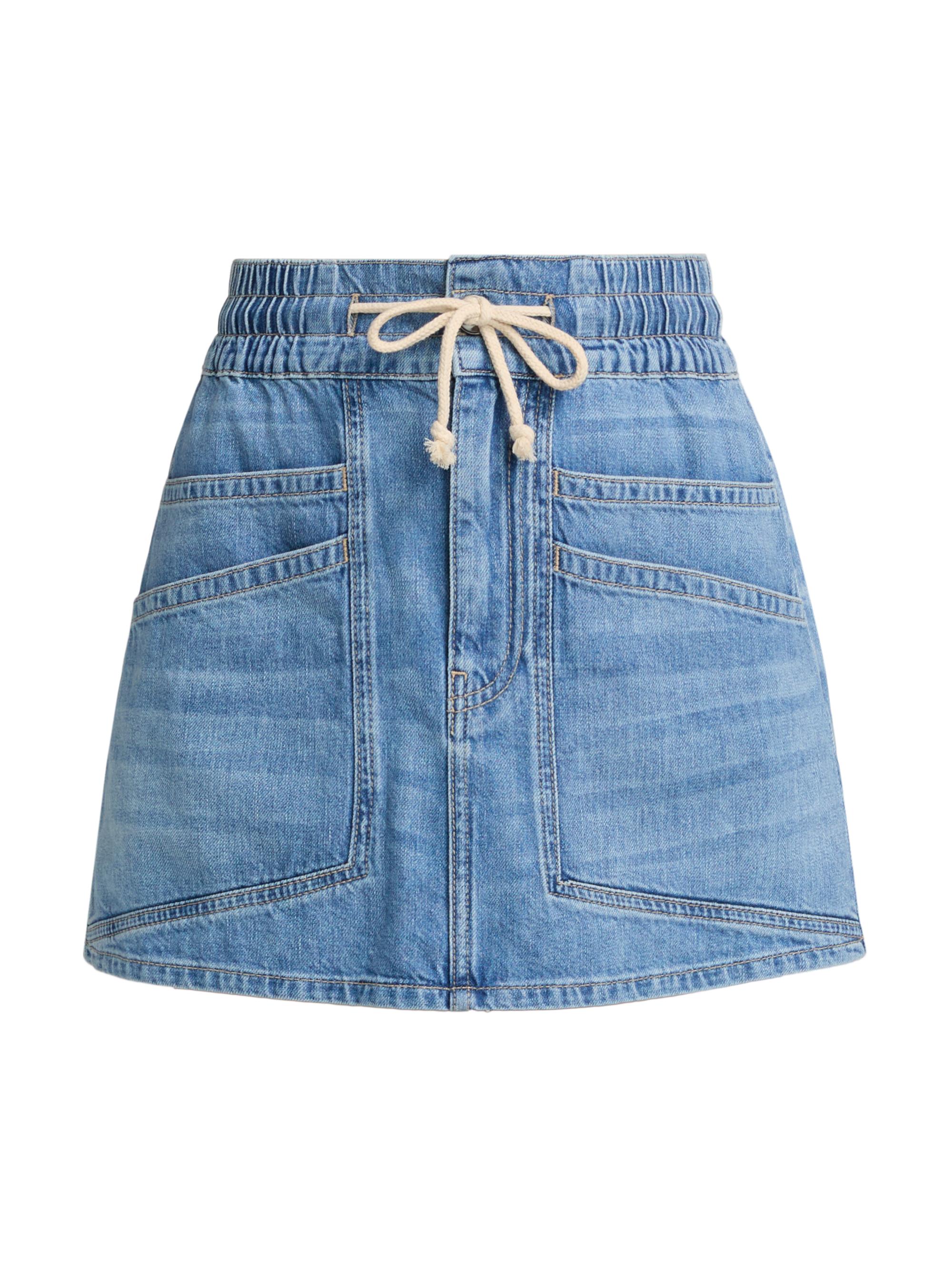 ba & sh Women's Martina Denim Miniskirt - Light Used Blue
