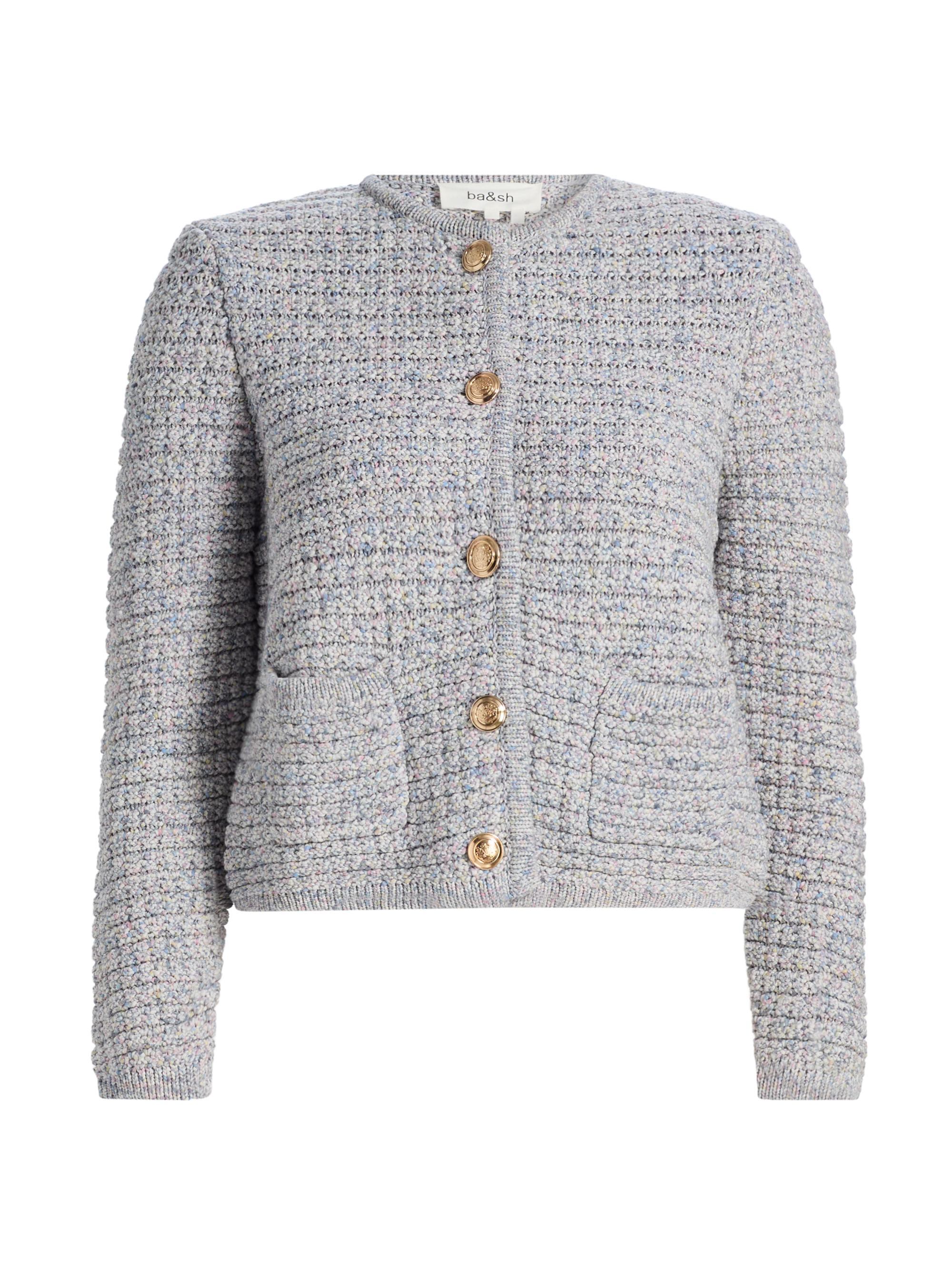 ba & sh Women's Guspa Ottoman Knit Button-Front Cardigan