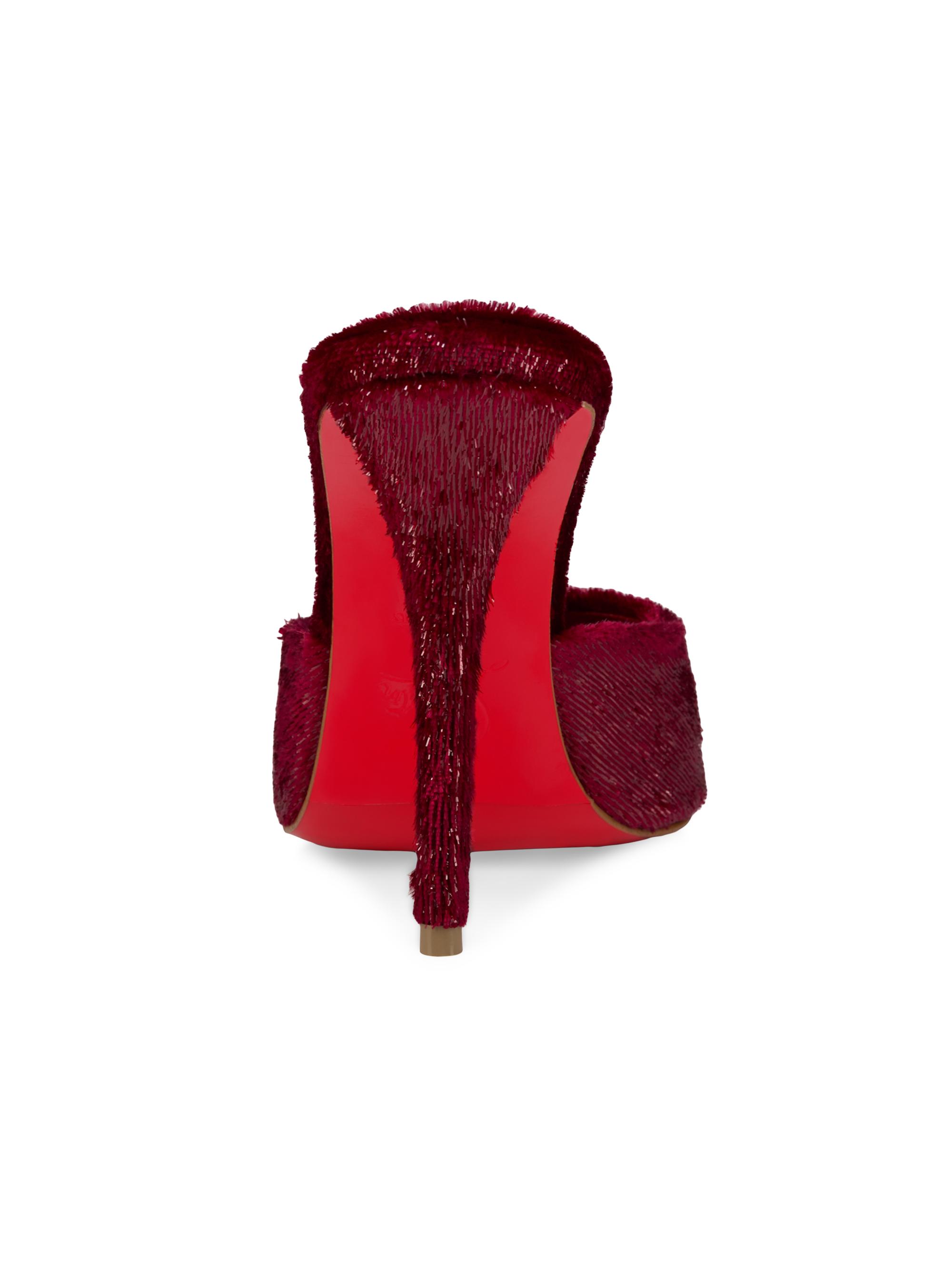Christian Louboutin Miss Z 100MM Mule Sandals | Saks Fifth Avenue