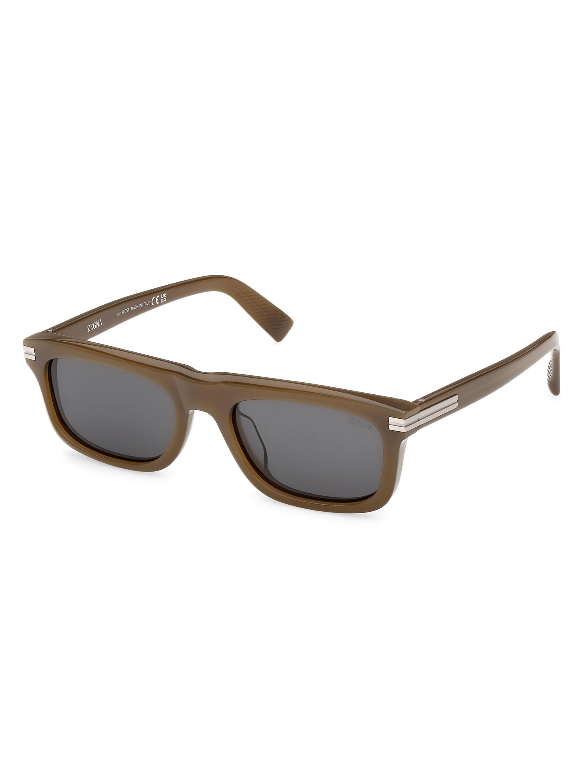 Saint Laurent Naked Wirecore 55MM Square Sunglasses | Saks Fifth