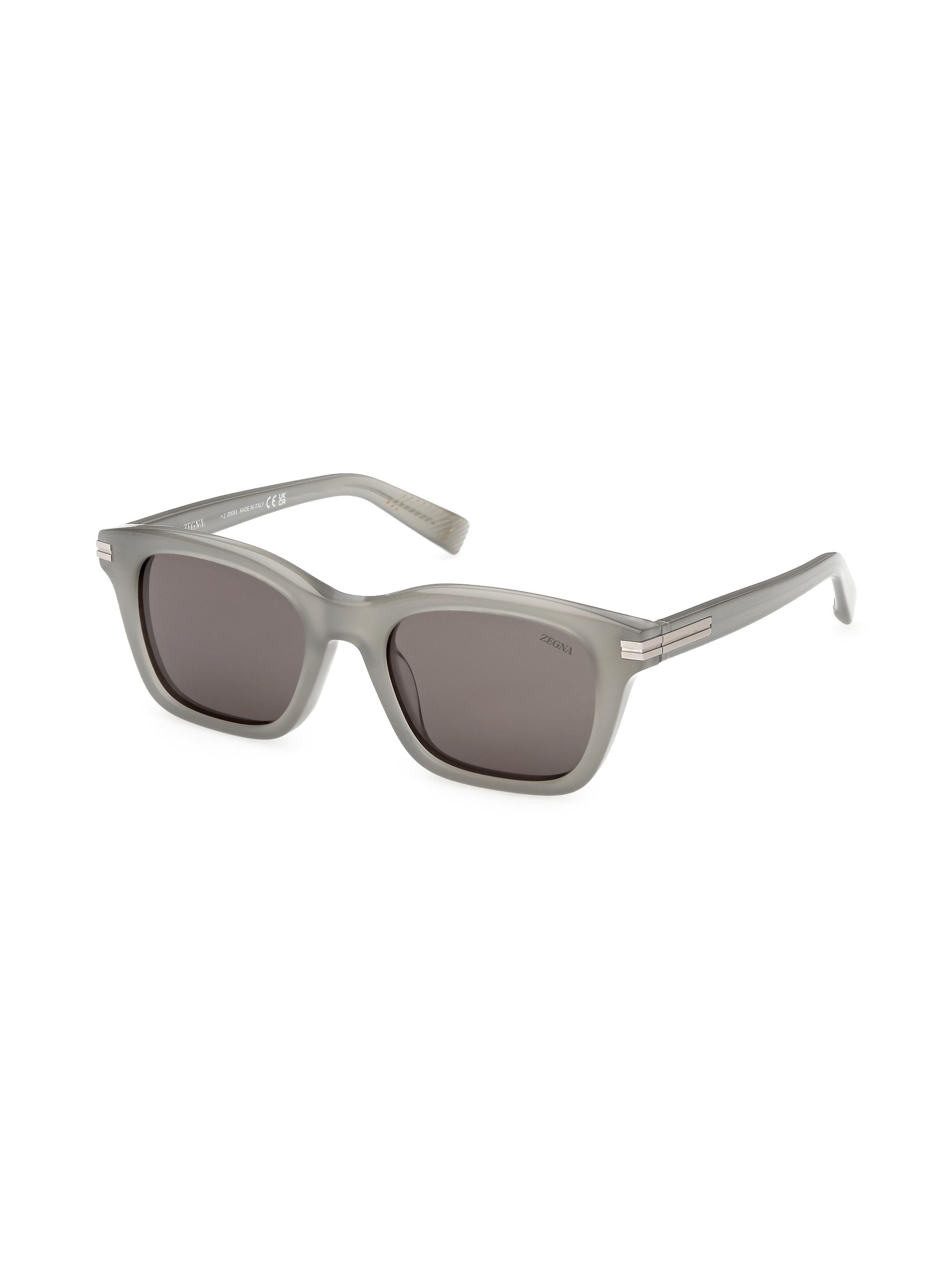 ZEGNA Men's 54MM Square Sunglasses - Grey | Thumbnail 9