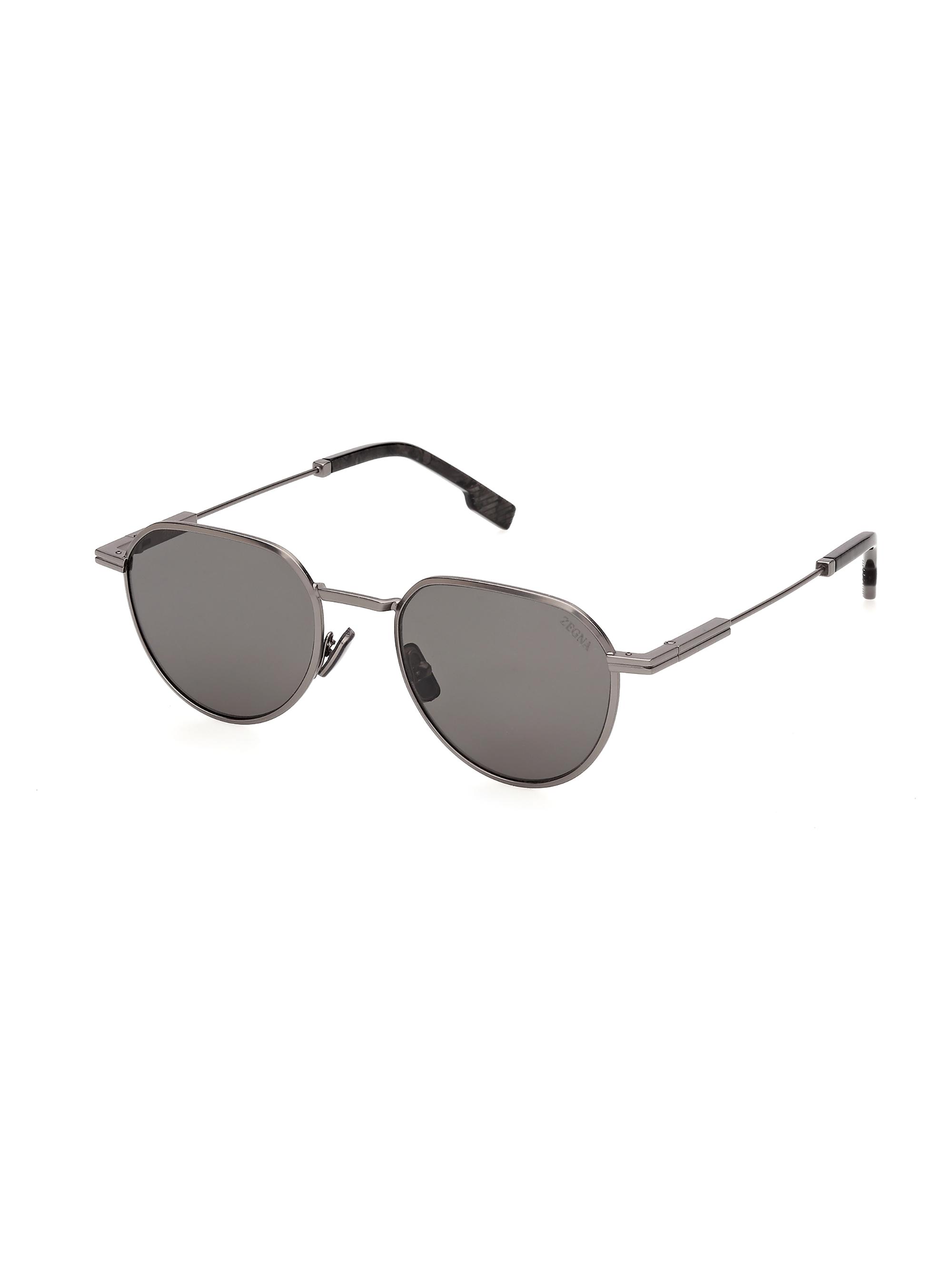 ZEGNA Men's Metal Aviator 51MM Sunglasses - Grey