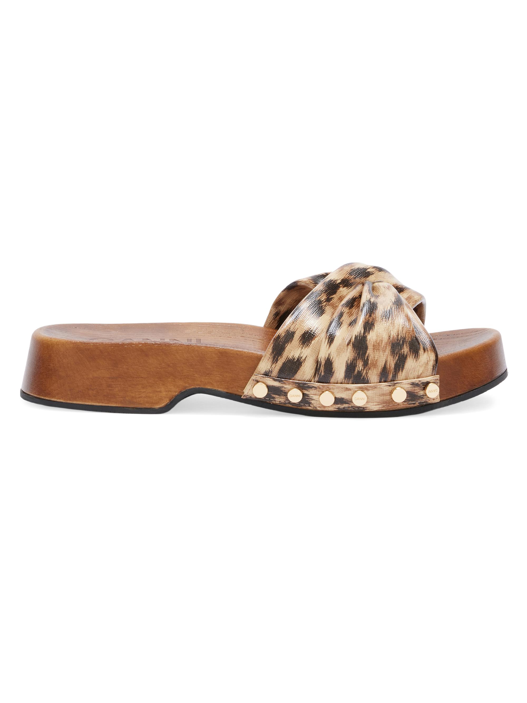 Ganni Sue Tapestry Kitten-Heel Mules | Saks Fifth Avenue