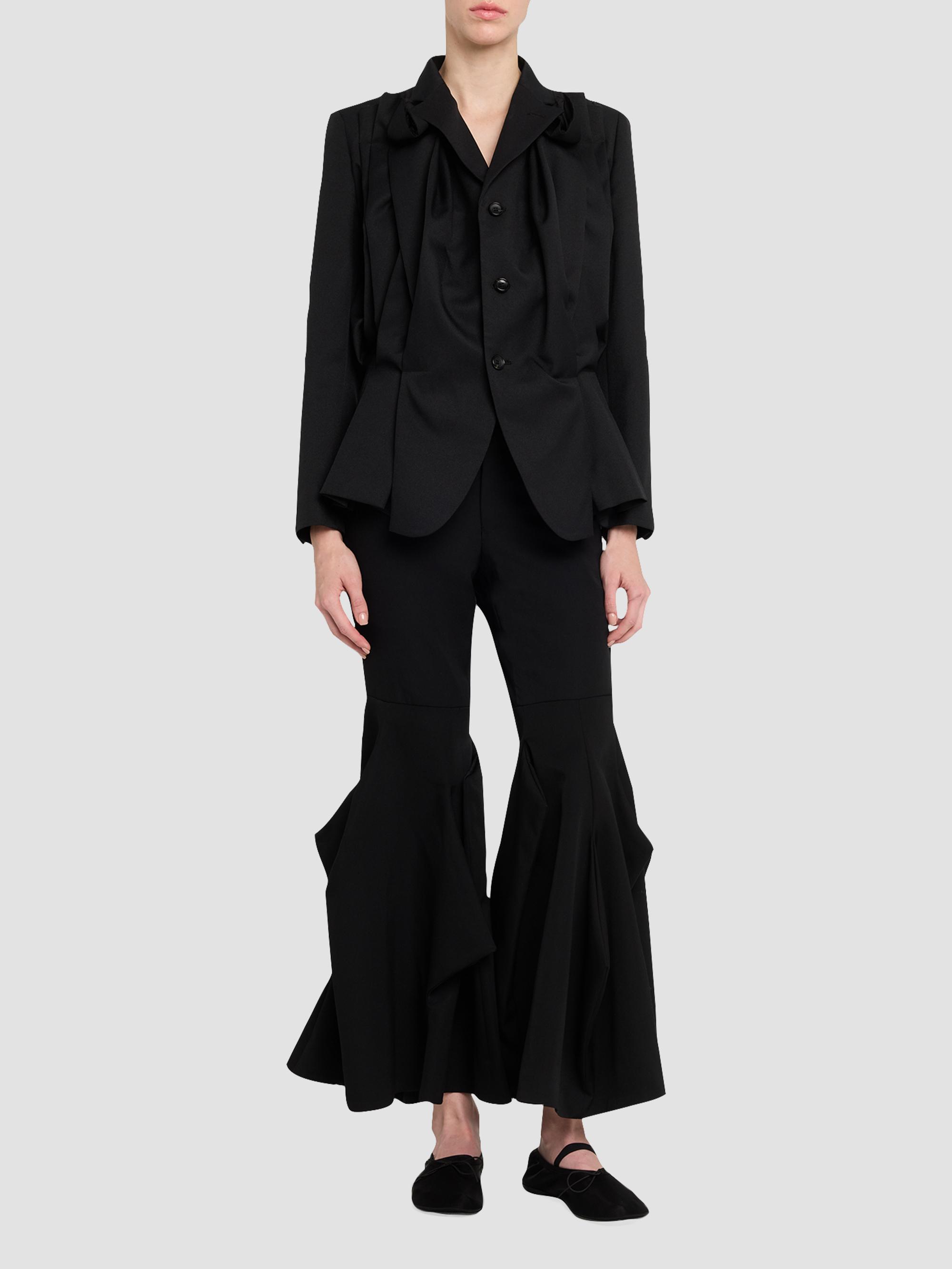 Comme des Garçons Women's Satin Three-Button Jacket - Black | Thumbnail 2