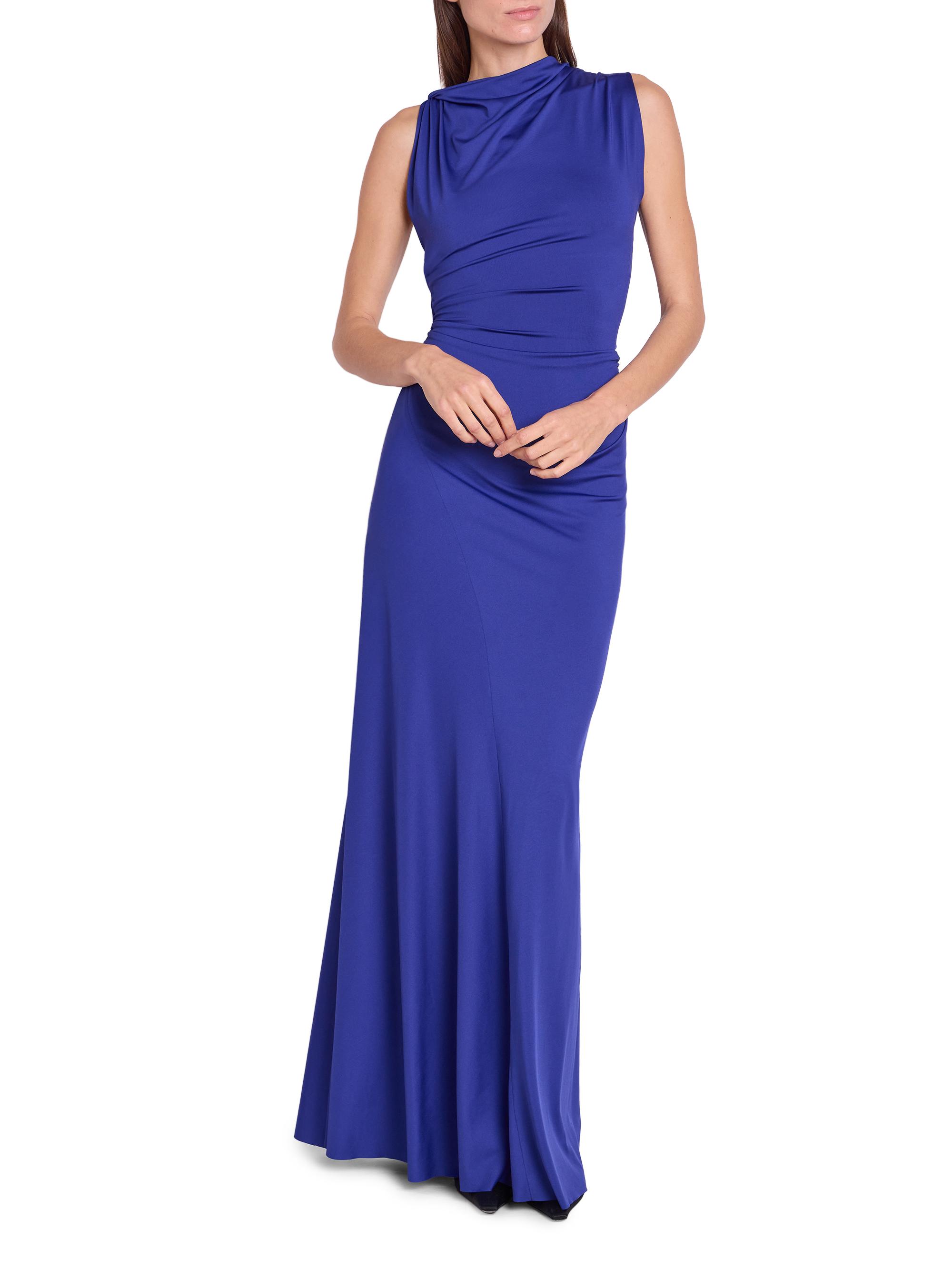 Victoria Beckham Draped Jersey Sleeveless Gown | Saks Fifth Avenue
