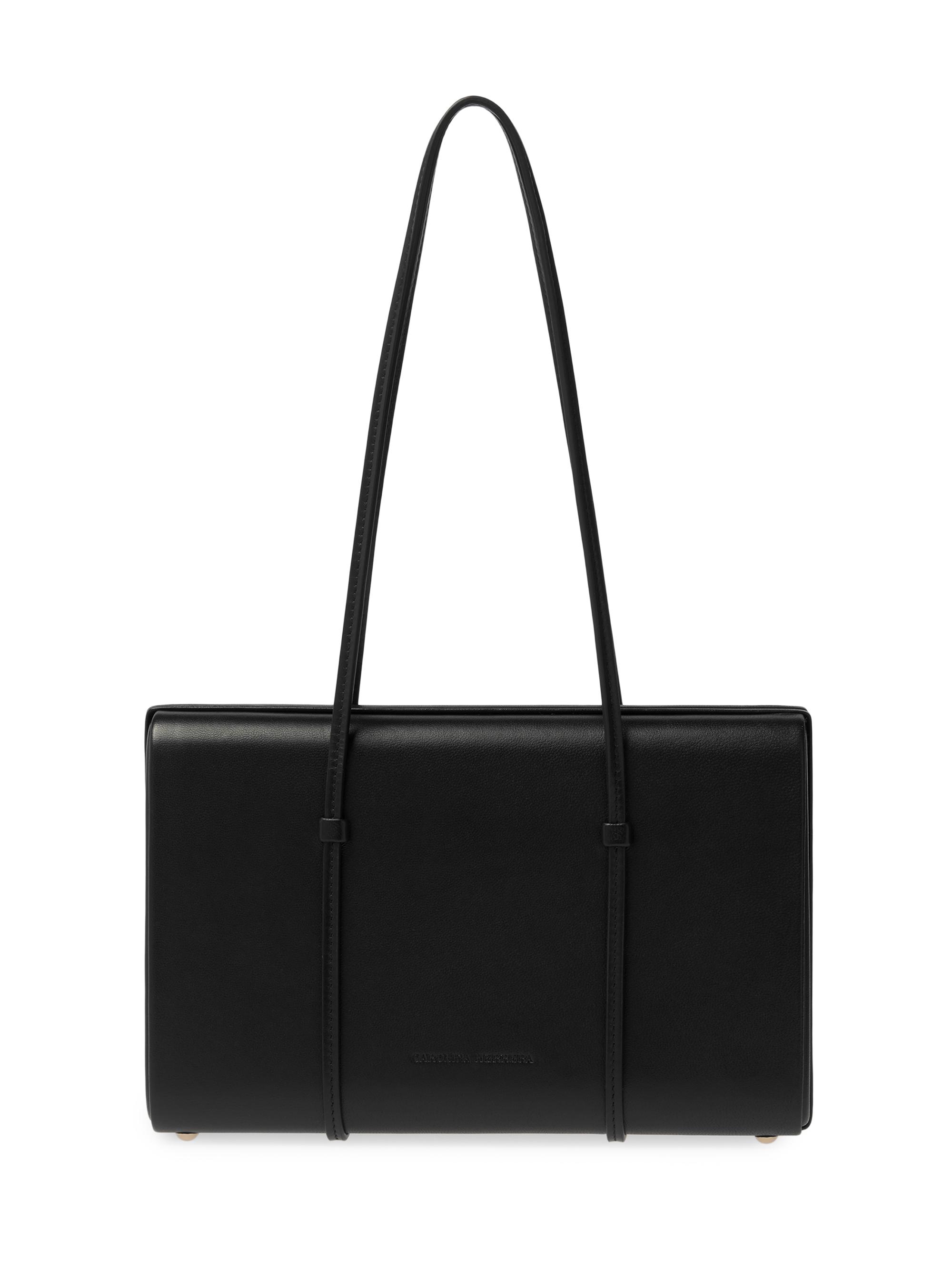 Carolina Herrera Women's Luci Leather Shoulder Bag - Black