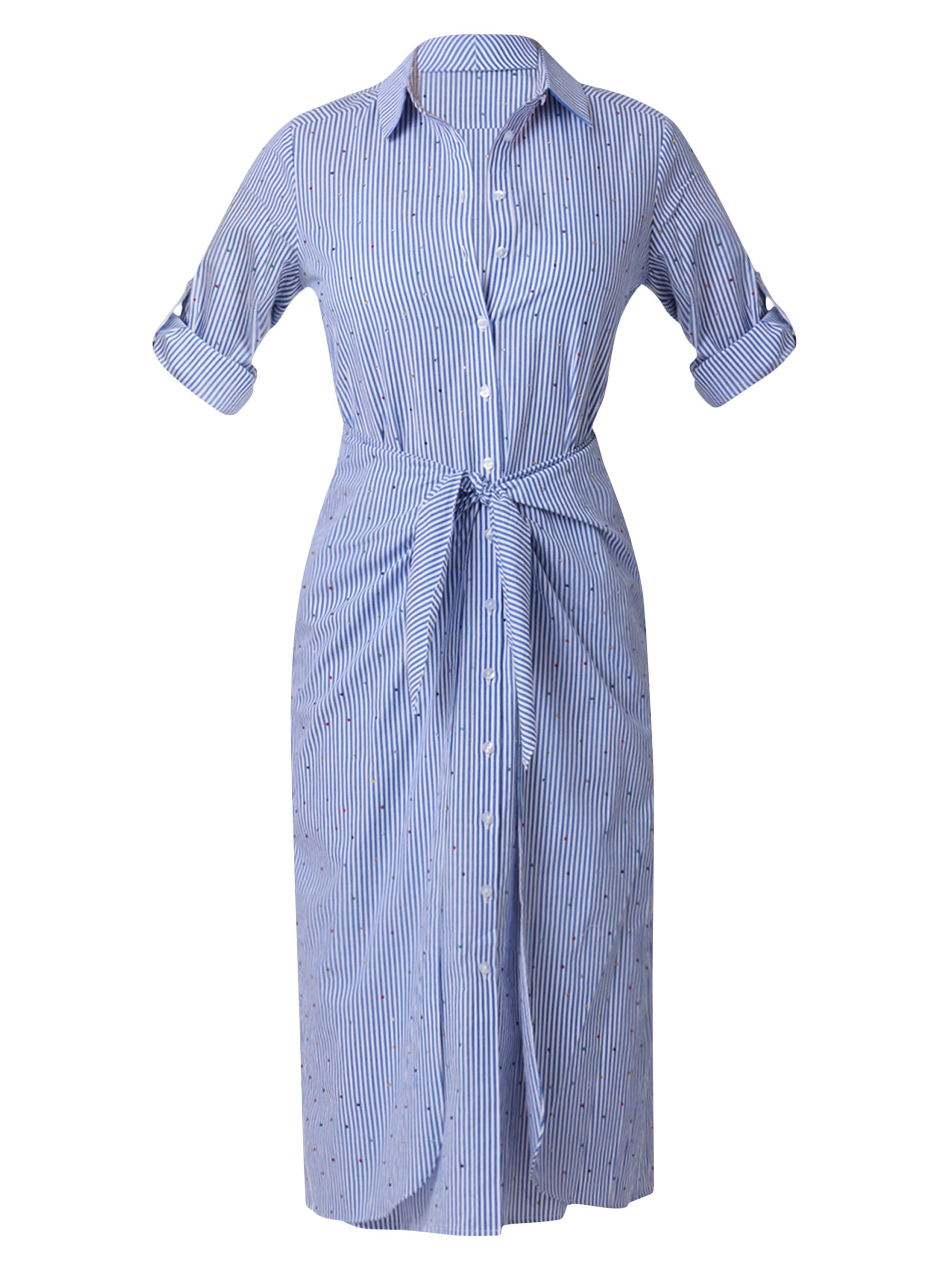 ganni future denim maxi dress Ganni Future Short-Sleeve Denim Maxi Dress