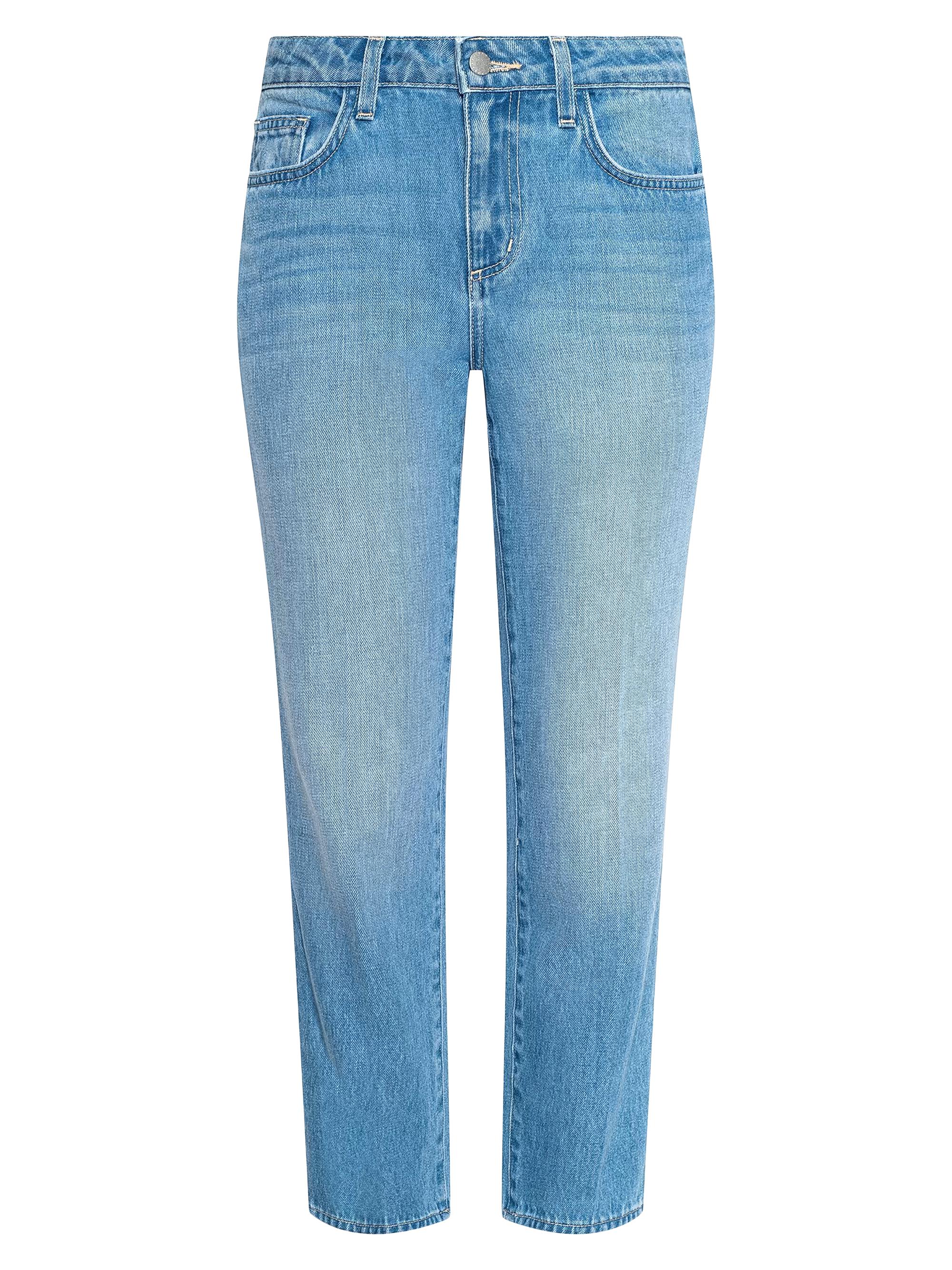 L'AGENCE Women's Thalina Crop Stovepipe Jeans - Bell Flower