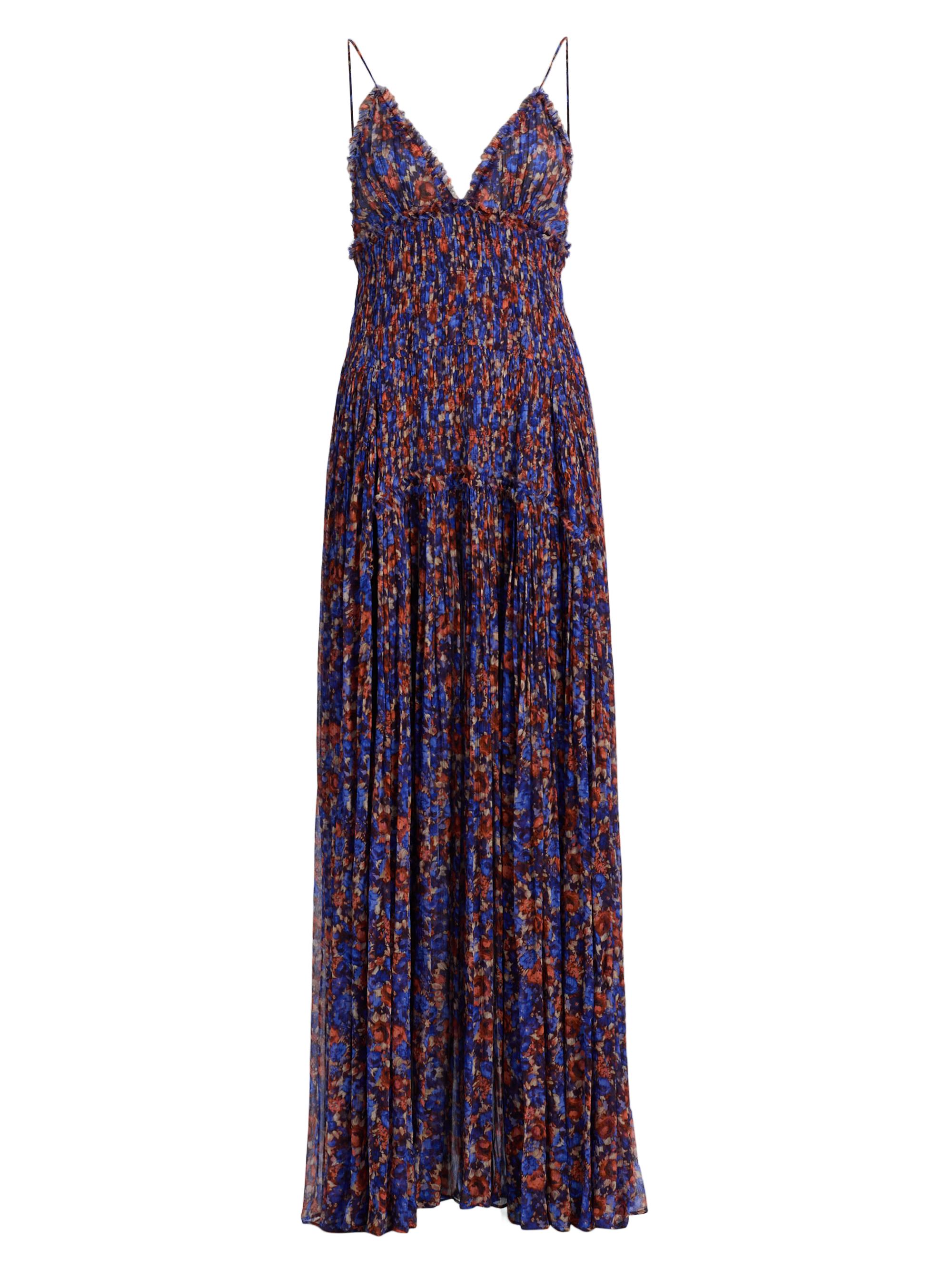 Ulla Johnson Women's Atrani Printed Silk Gown - Violet