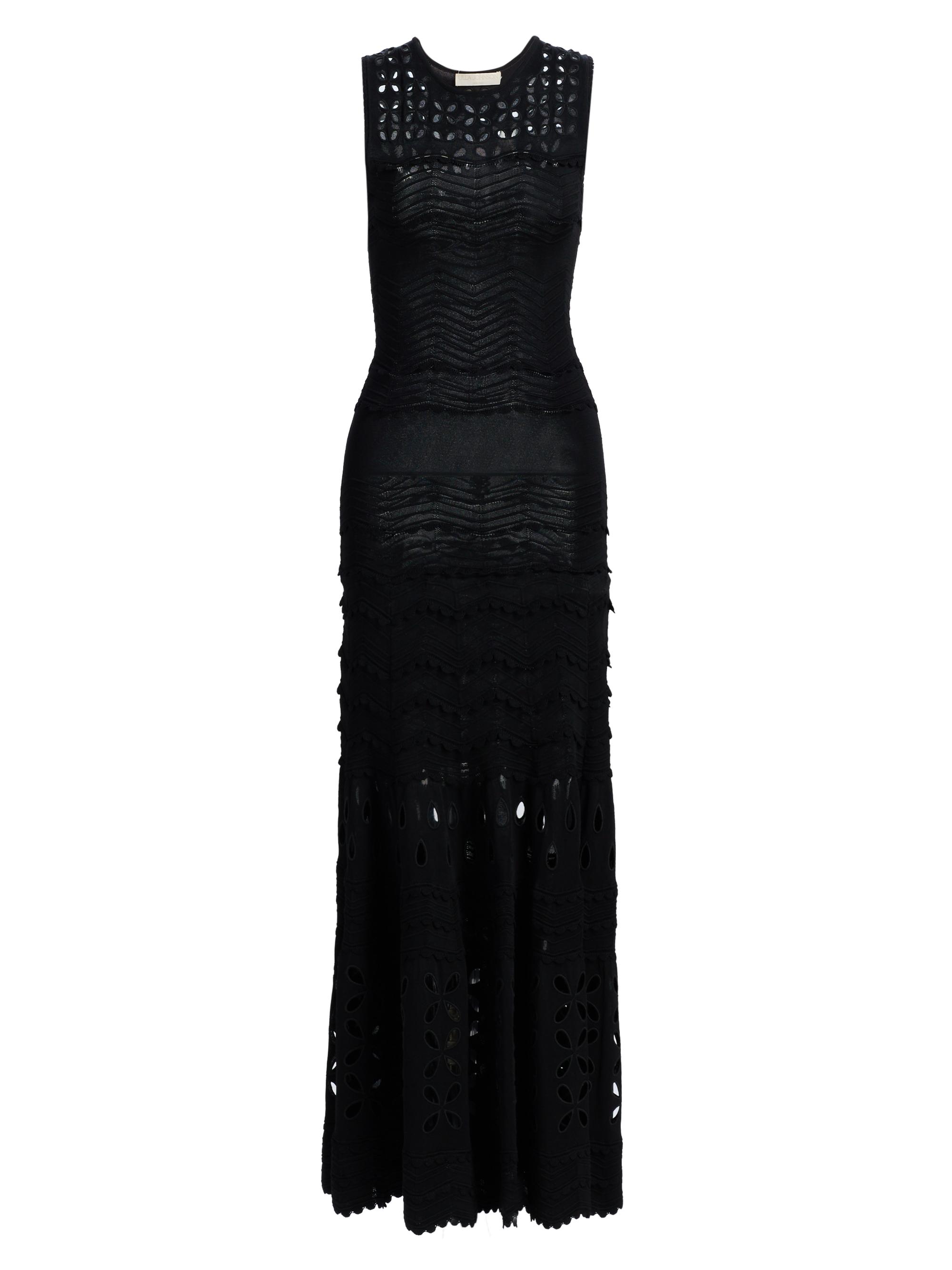 Ulla Johnson Women's Lakshmi Eyelet Maxi Dress - Noir